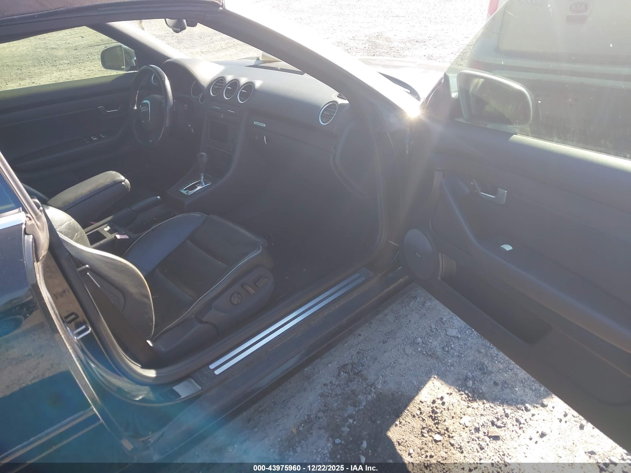 2007 Audi S4   Black vin: WUARL48H77K900752