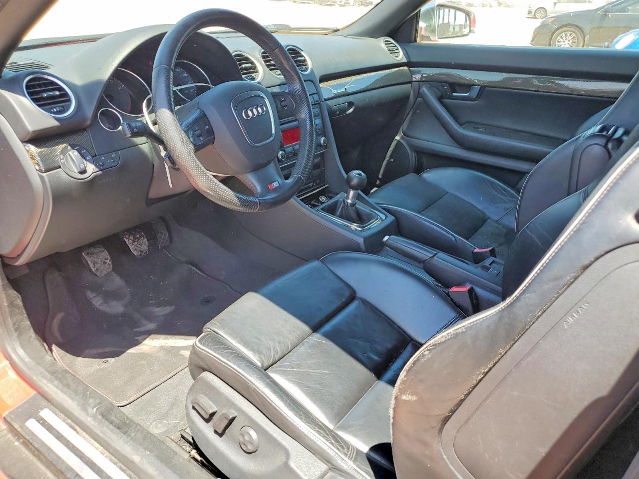2007 Audi S4 Quattro Cabriolet Красный vin: WUARL48H77K900802