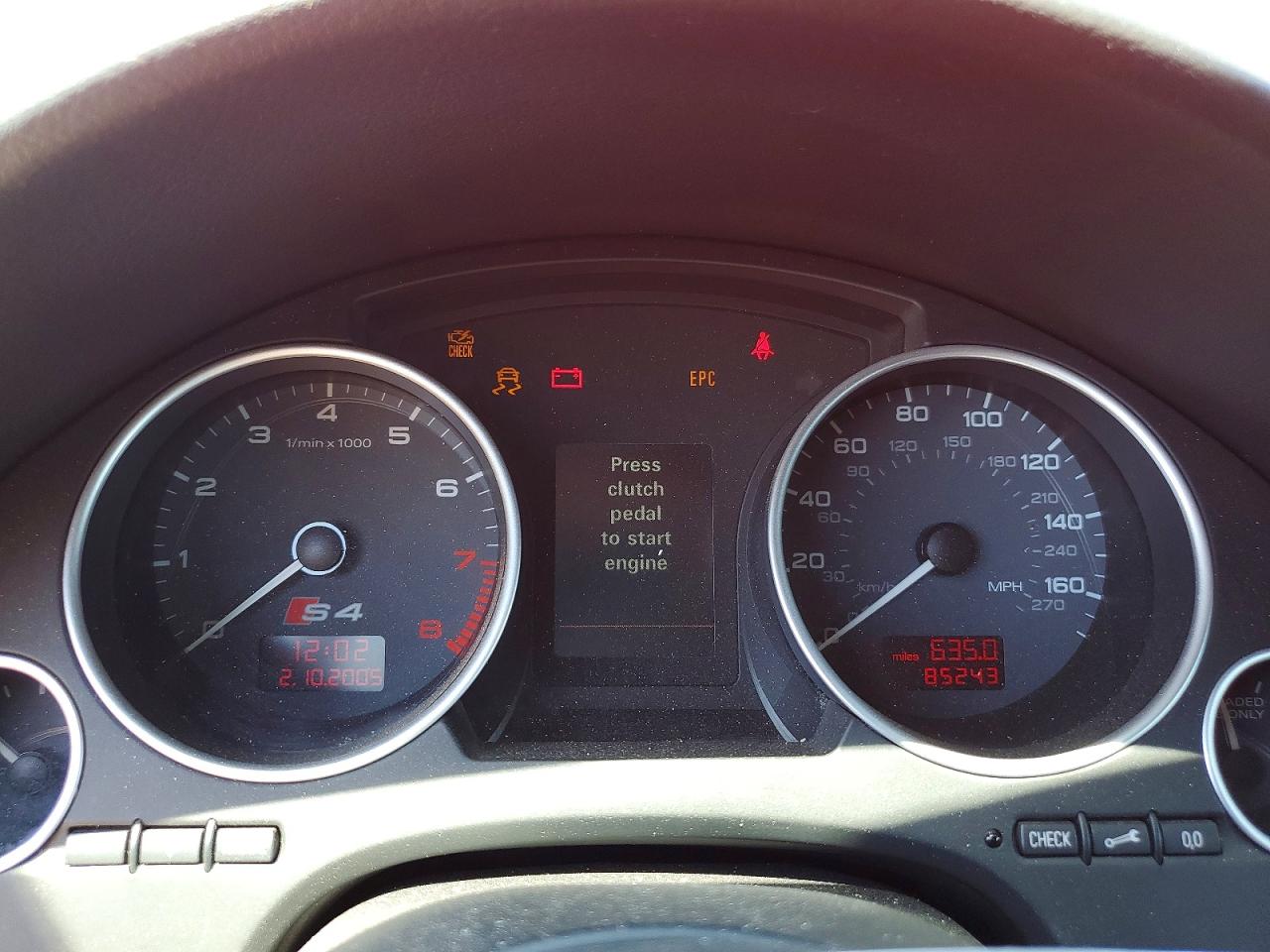 2007 Audi S4 Quattro Cabriolet Красный vin: WUARL48H77K900802