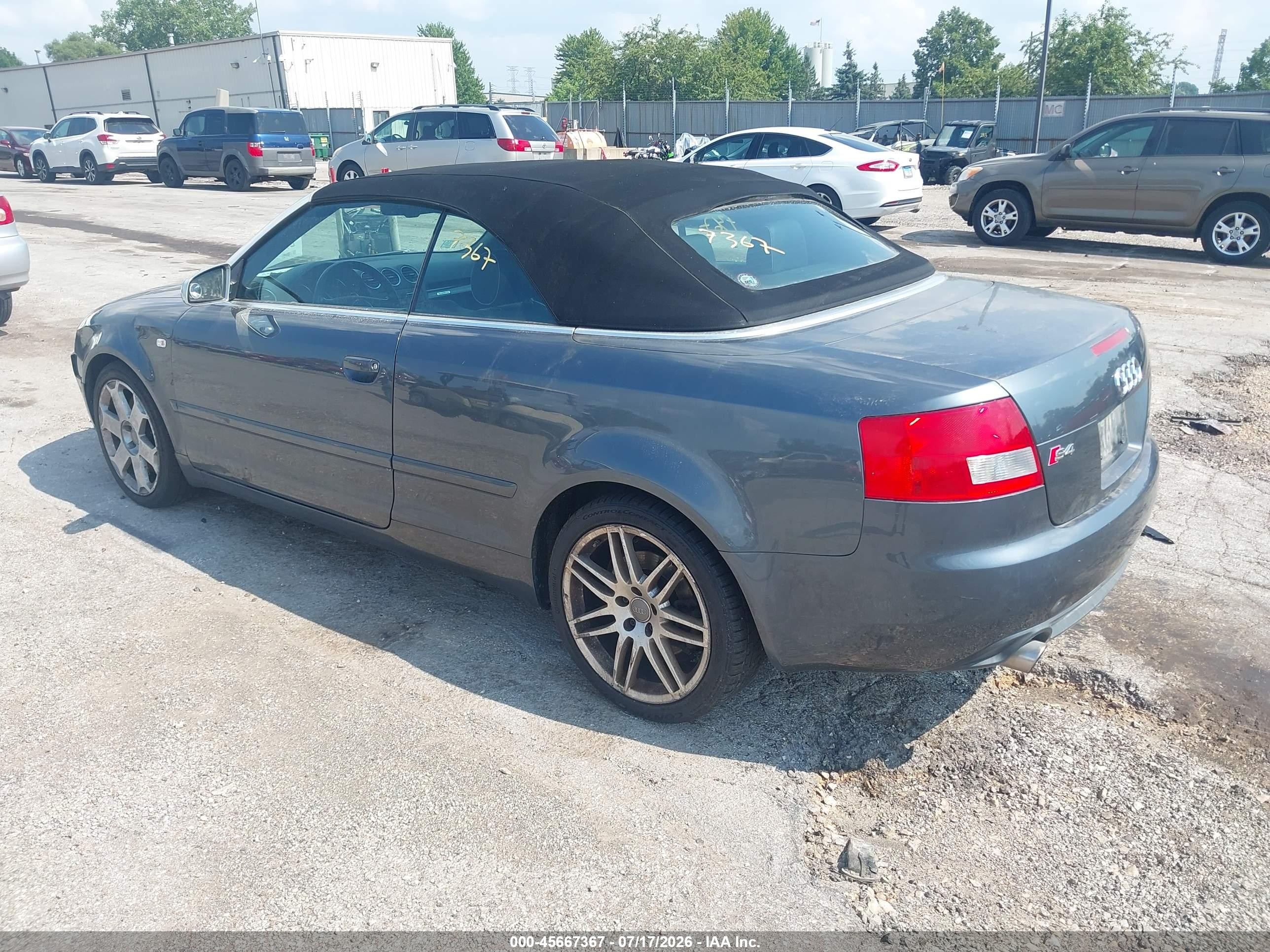 2005 Audi S4   Gray vin: WUARL48H95K902693