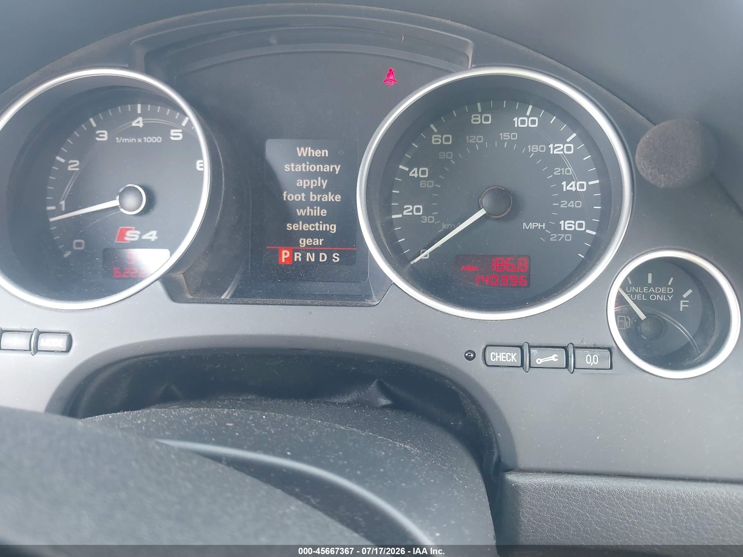 2005 Audi S4   Gray vin: WUARL48H95K902693
