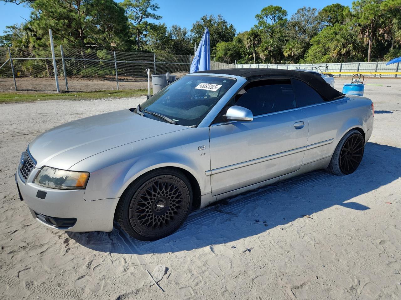 2006 Audi S4 Quattro Cabriolet Silver vin: WUARL48HX6K900730