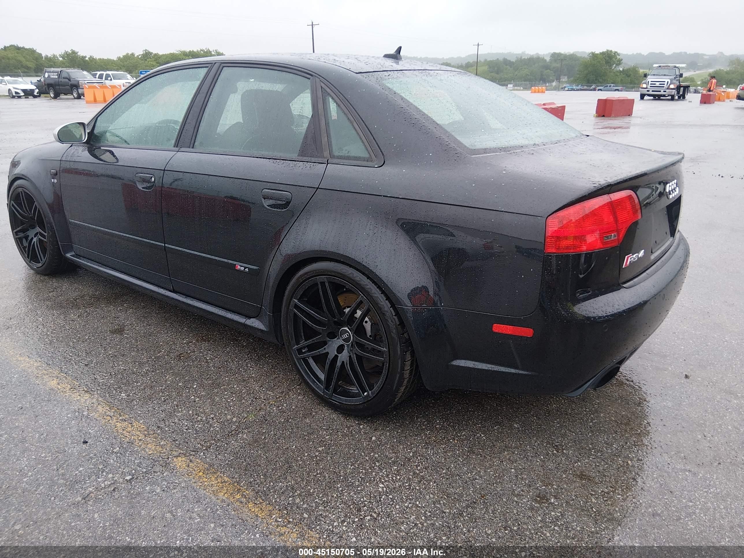 2007 Audi Rs 4 4.2l Черный vin: WUARU78E77N900463