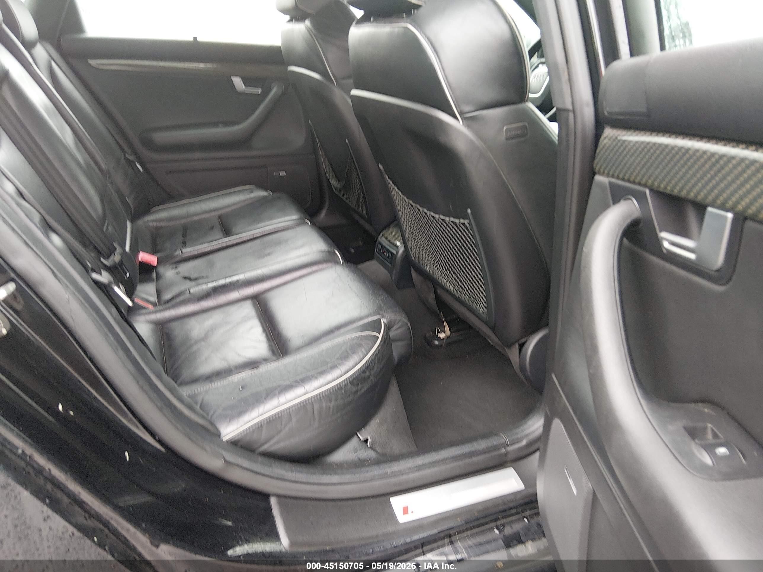 2007 Audi Rs 4 4.2l Черный vin: WUARU78E77N900463