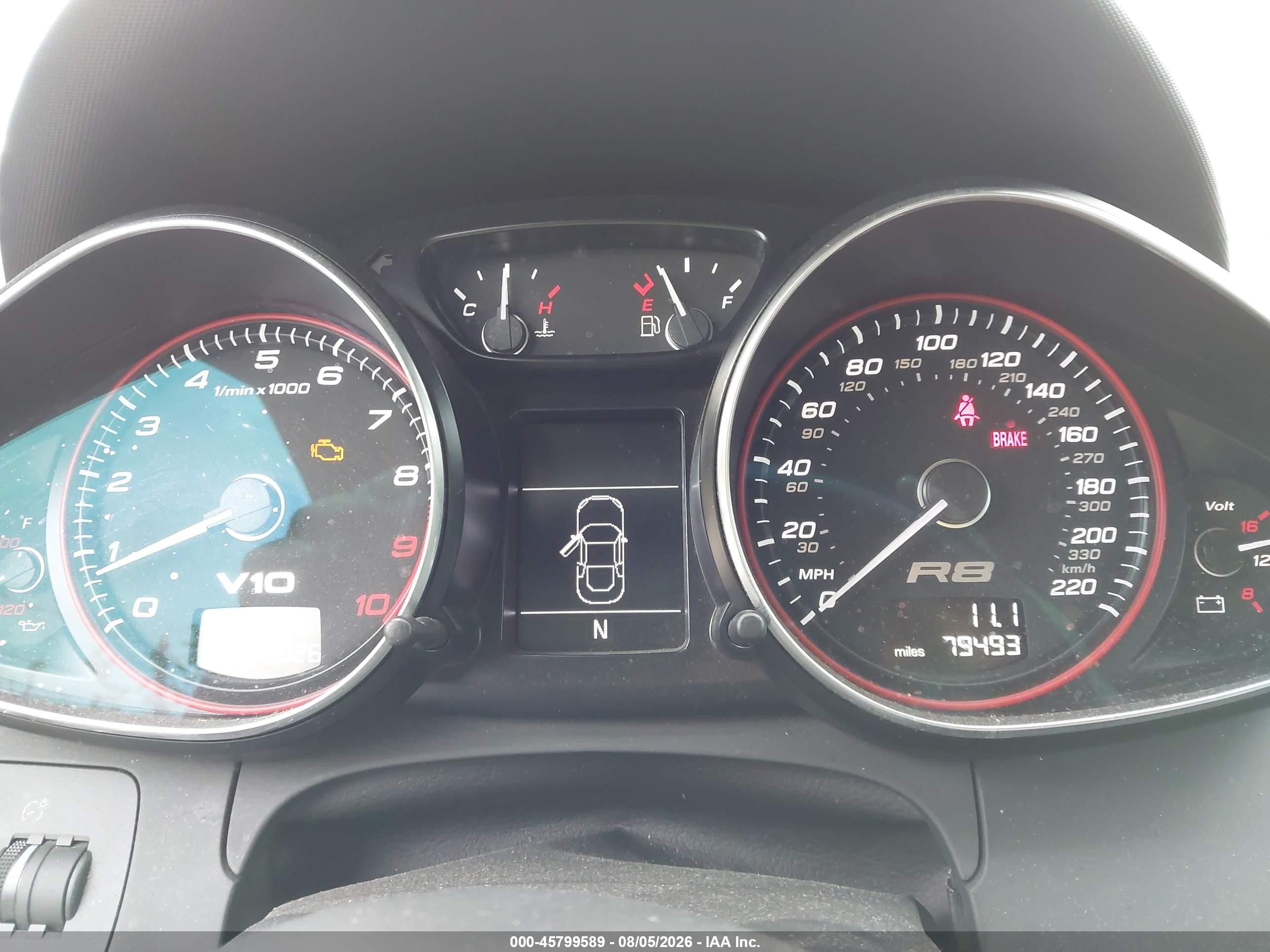 2011 Audi R8 5.2 Blue vin: WUAVNAFG9BN003098