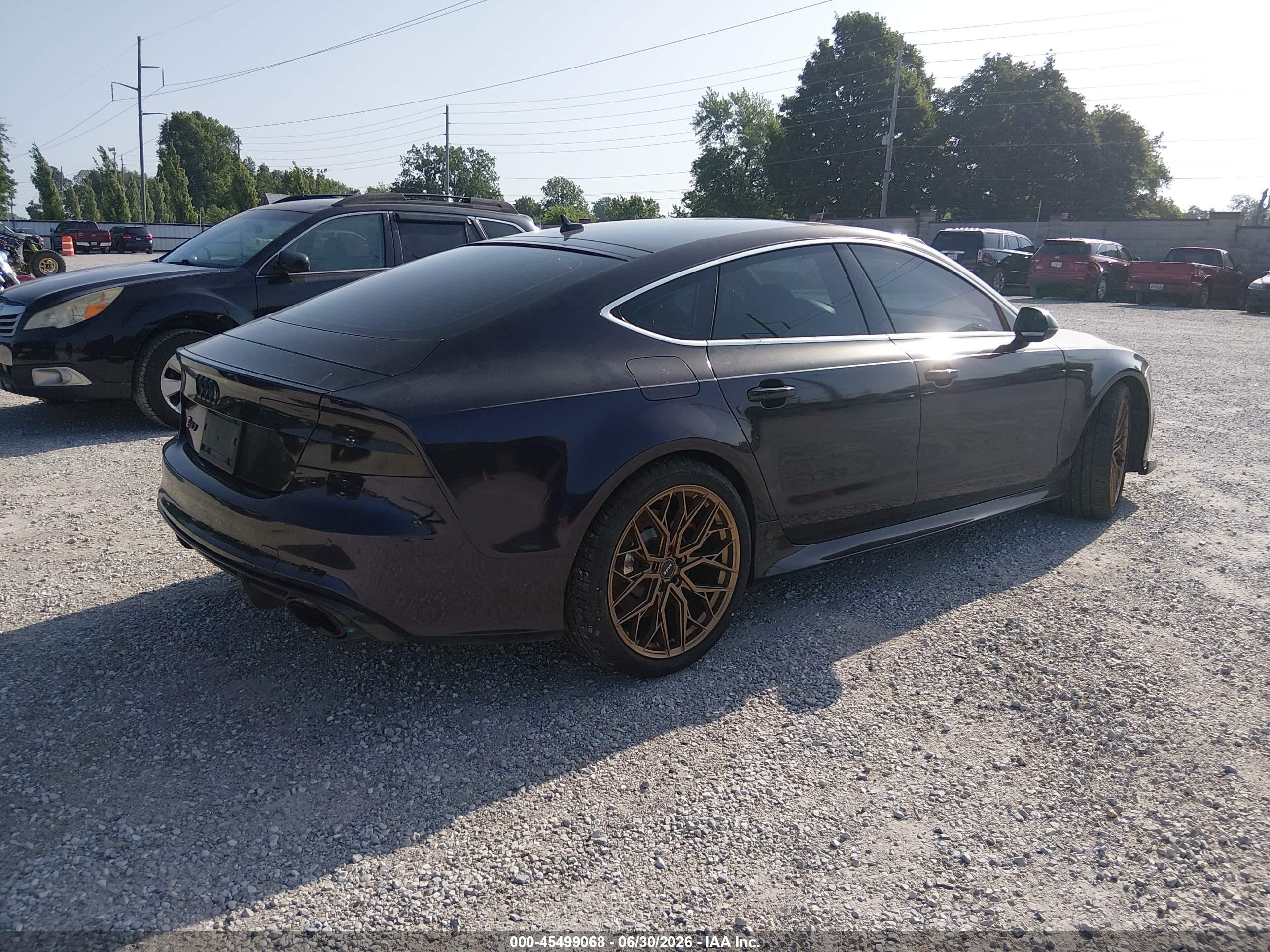 2015 Audi Rs 7 4.0t Prestige Black vin: WUAW2AFC0FN900309