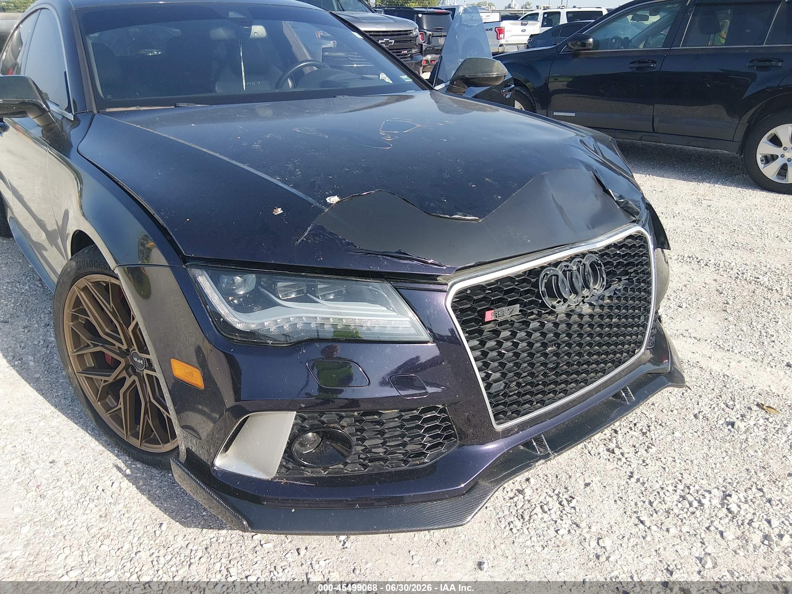 2015 Audi Rs 7 4.0t Prestige Black vin: WUAW2AFC0FN900309