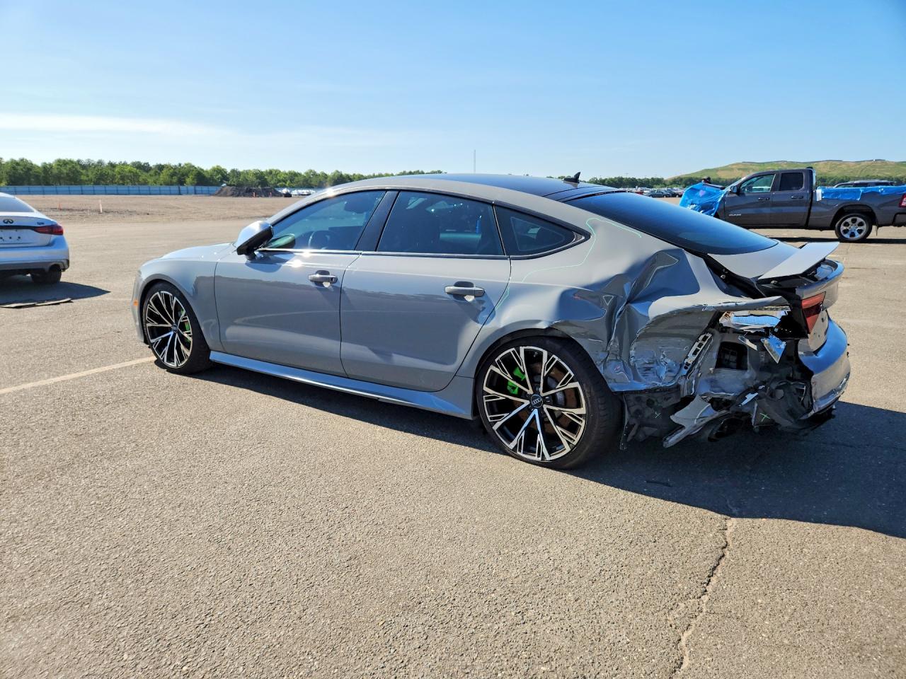 2014 Audi Rs7 Gray vin: WUAW2AFC6EN902905