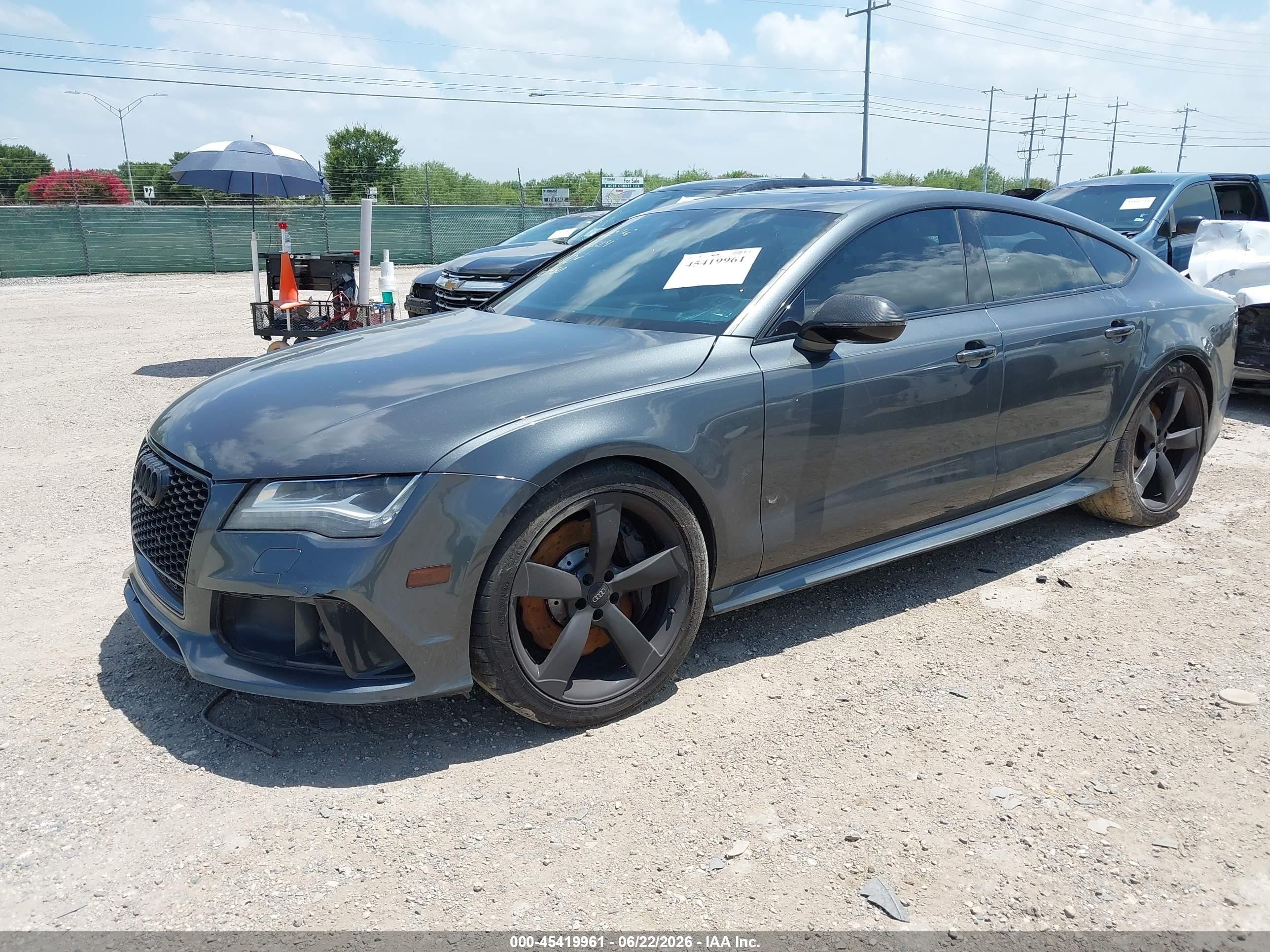 2014 Audi Rs 7 4.0t Prestige Black vin: WUAW2AFC8EN901450