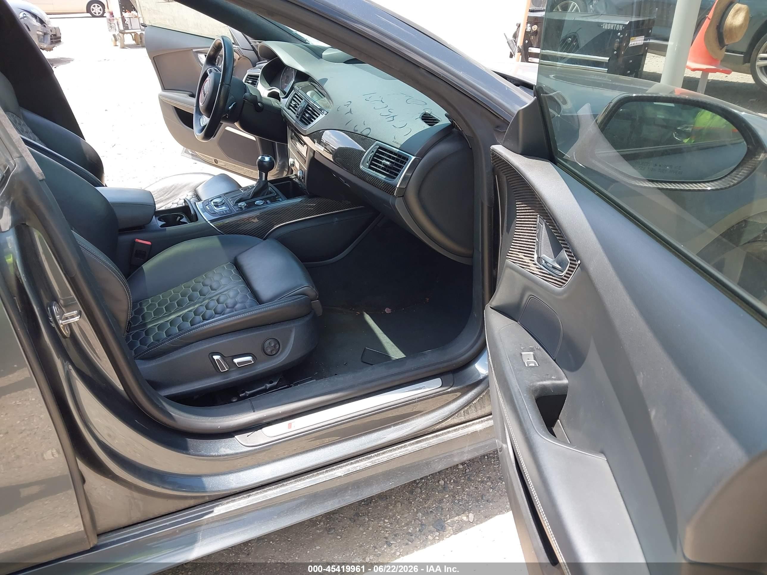 2014 Audi Rs 7 4.0t Prestige Black vin: WUAW2AFC8EN901450