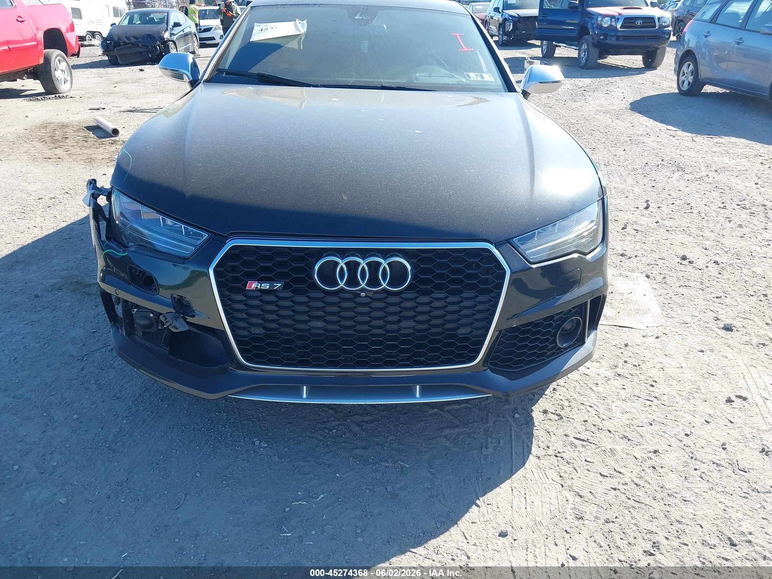 2016 Audi Rs 7 4.0t Prestige Black vin: WUAW2AFC8GN900706