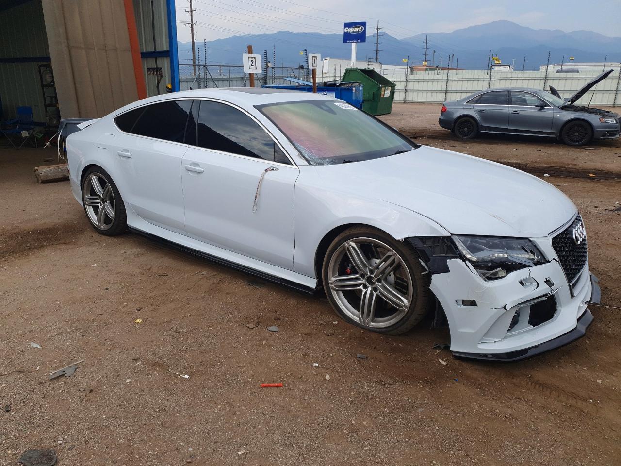 2014 Audi Rs7 Белый vin: WUAW2BFC1EN901229