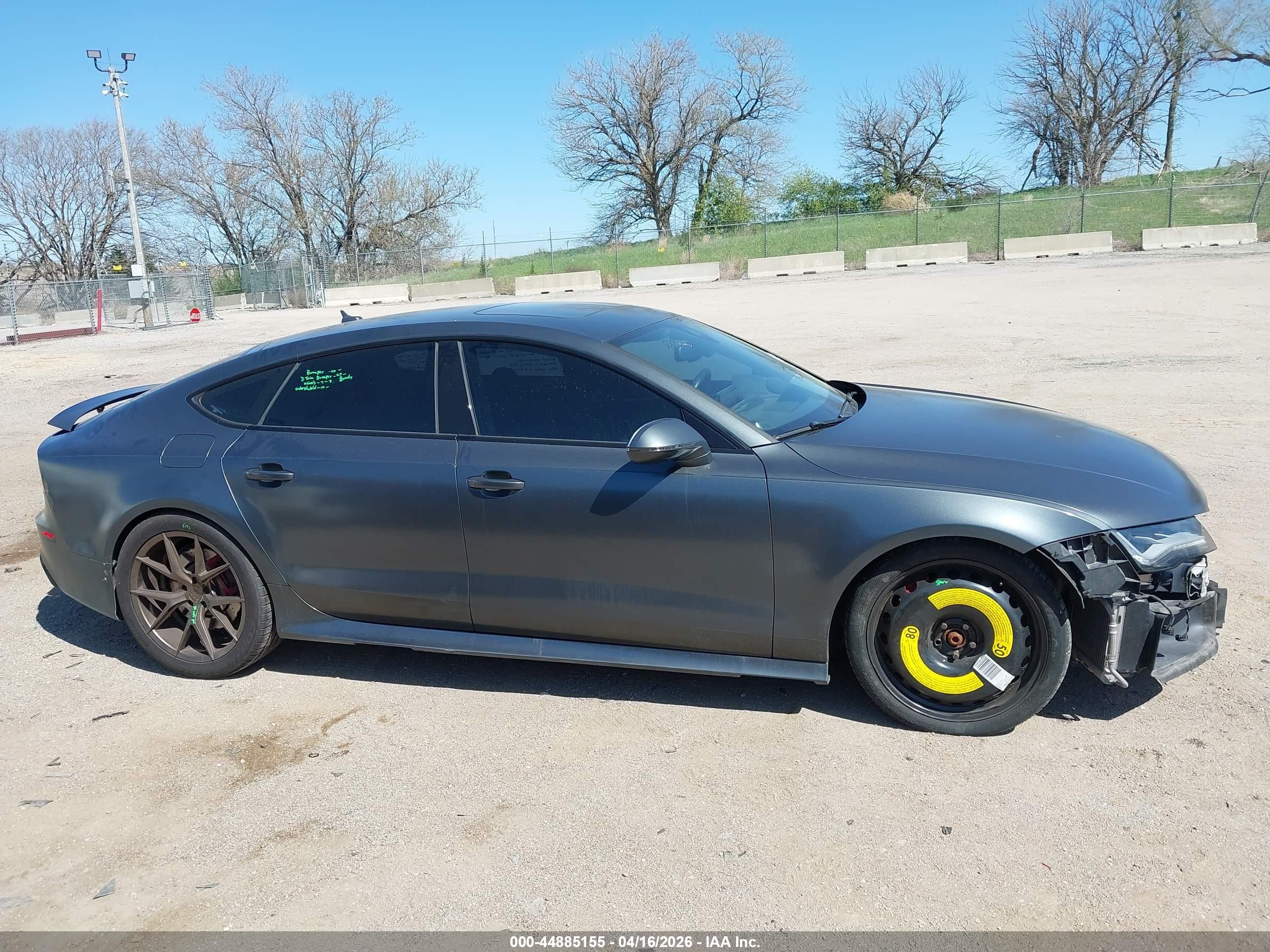 2014 Audi Rs 7 4.0t Prestige Gray vin: WUAW2BFC7EN902711
