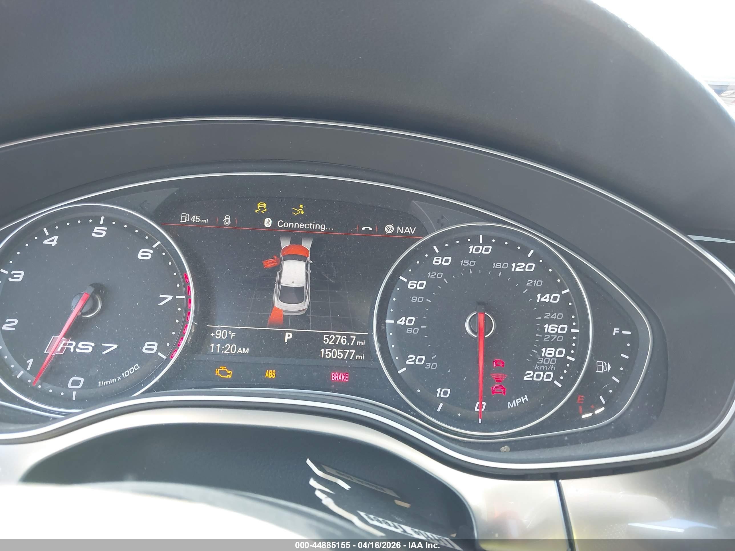 2014 Audi Rs 7 4.0t Prestige Gray vin: WUAW2BFC7EN902711