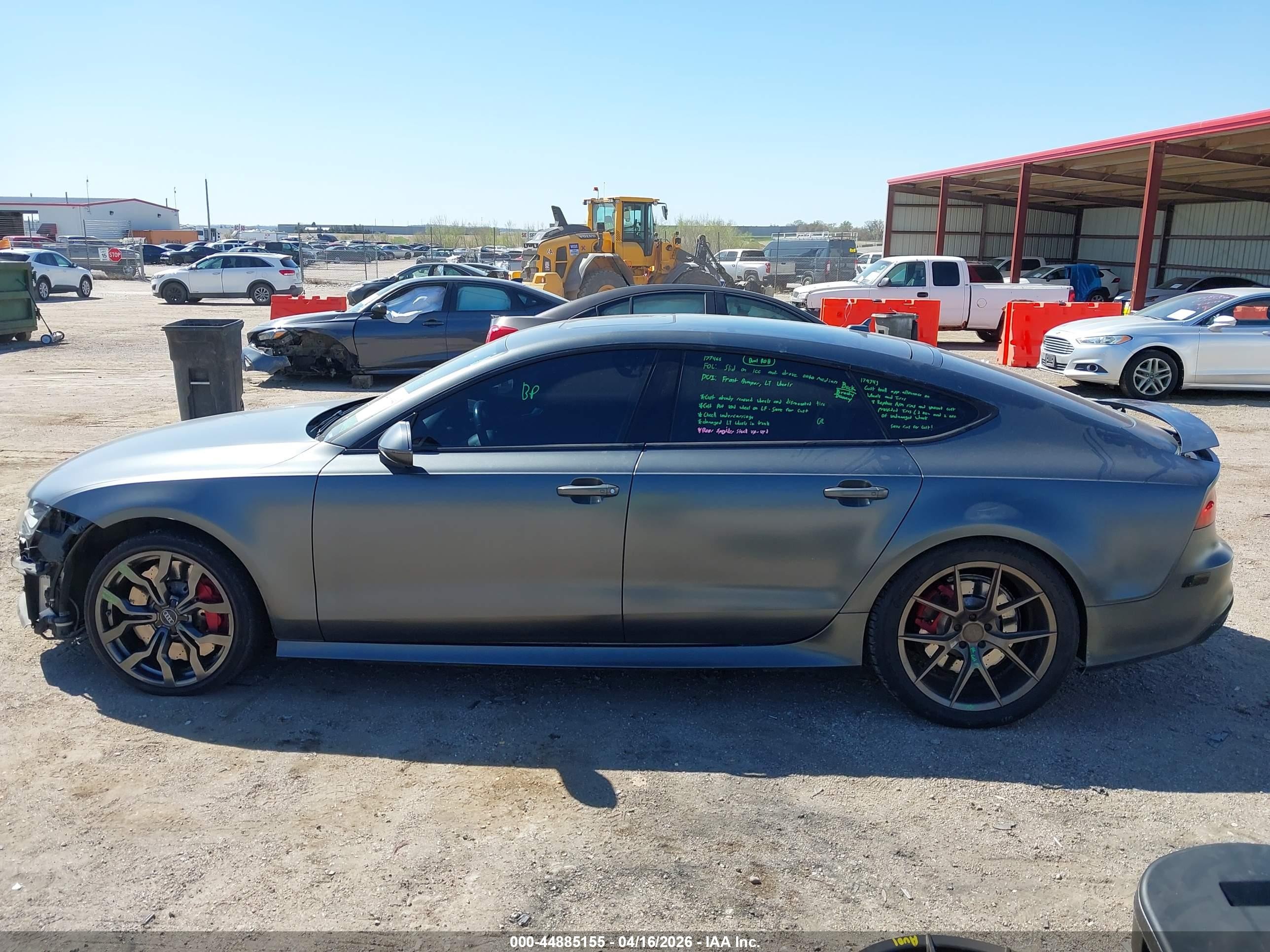 2014 Audi Rs 7 4.0t Prestige Gray vin: WUAW2BFC7EN902711