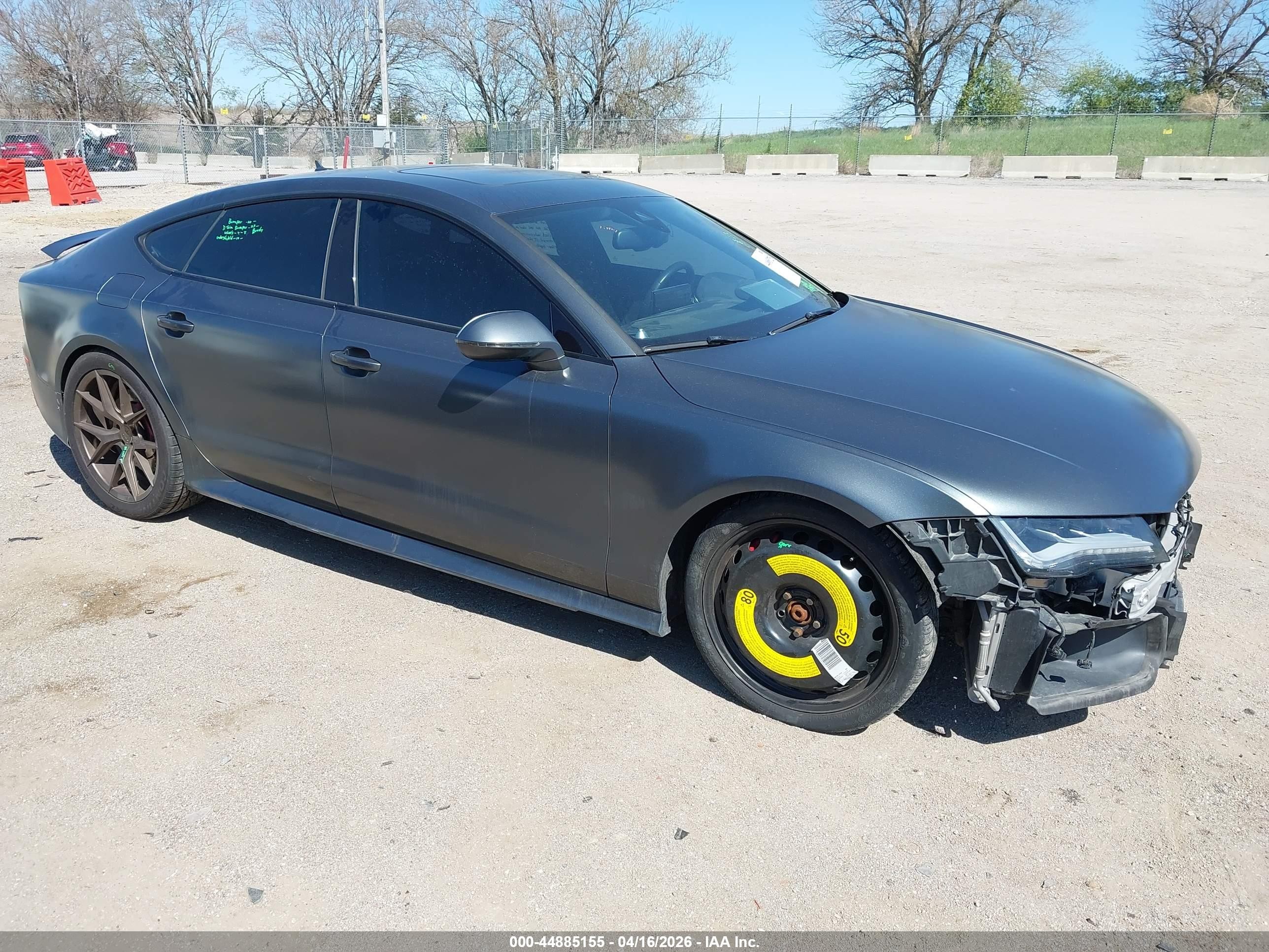 2014 Audi Rs 7 4.0t Prestige Gray vin: WUAW2BFC7EN902711