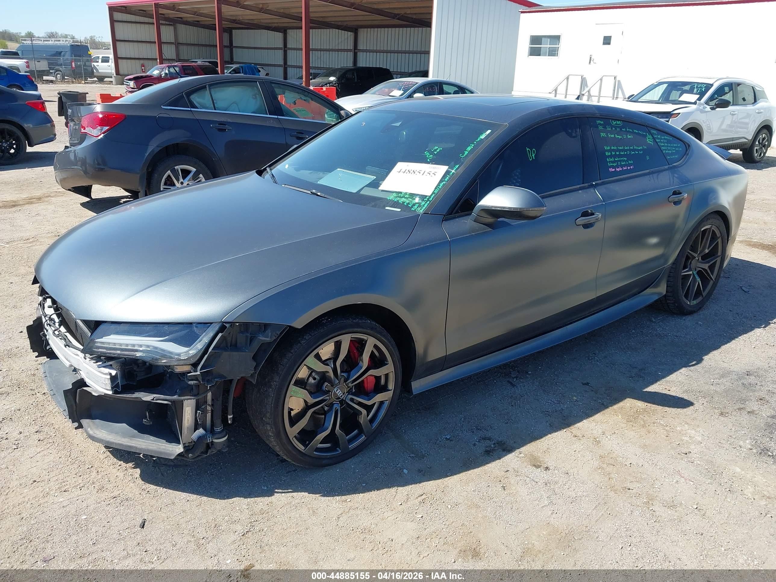 2014 Audi Rs 7 4.0t Prestige Gray vin: WUAW2BFC7EN902711