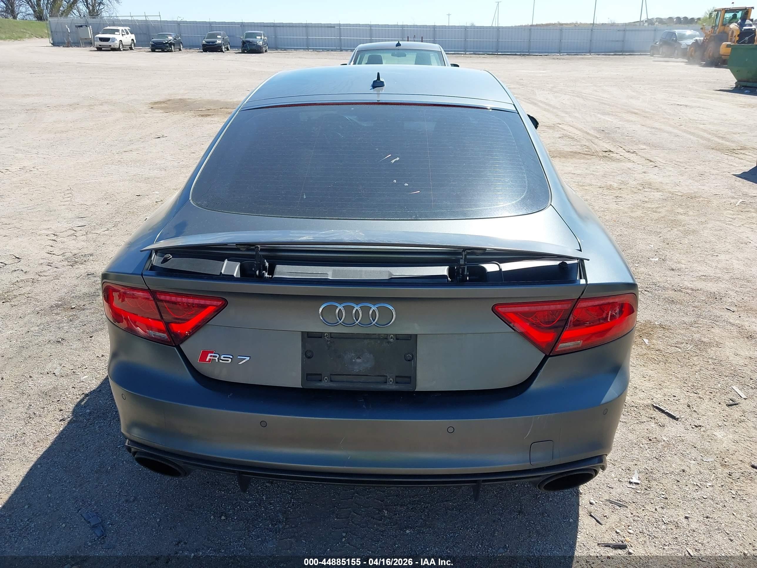 2014 Audi Rs 7 4.0t Prestige Gray vin: WUAW2BFC7EN902711