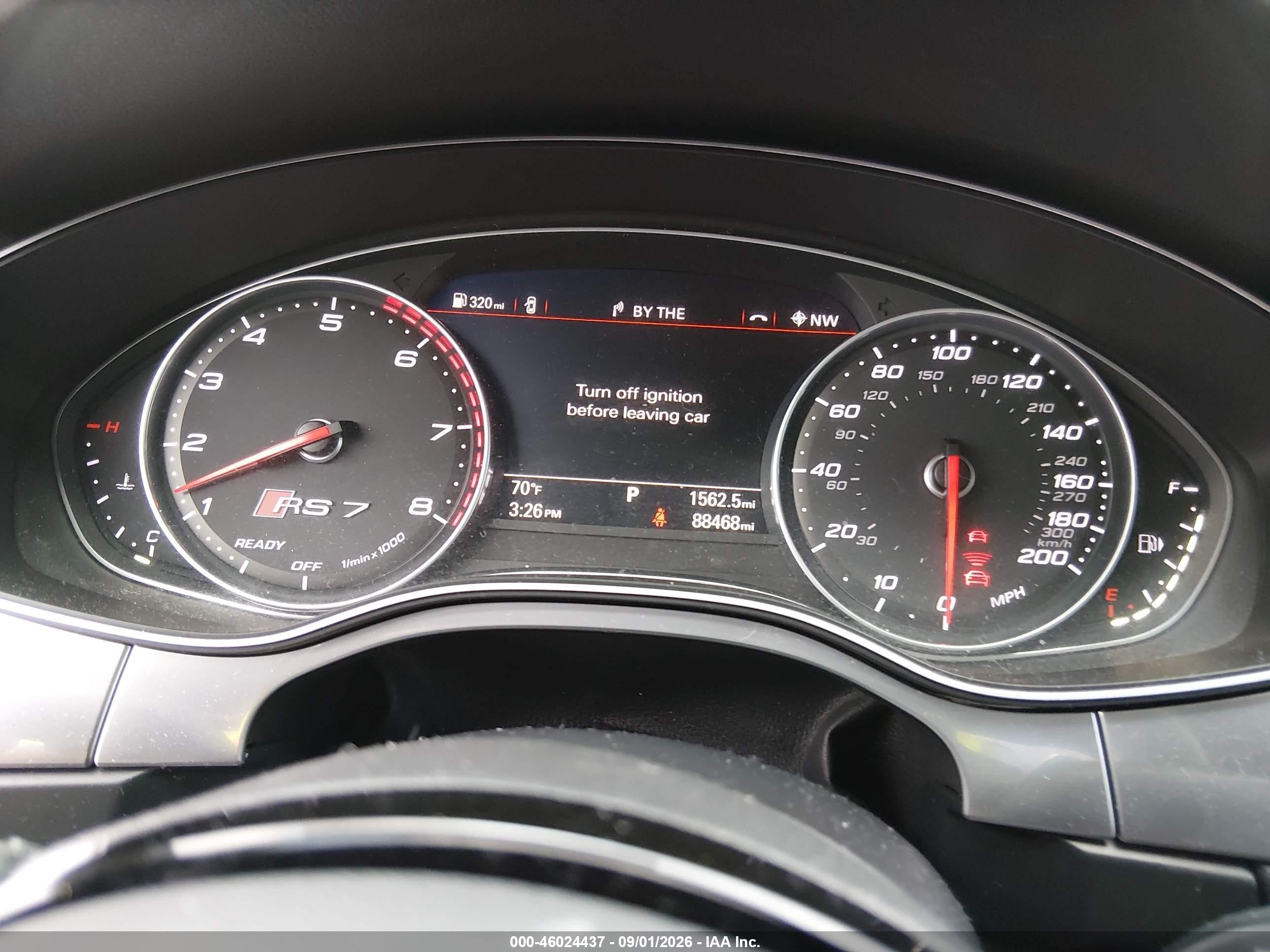 2016 Audi Rs 7 4.0t Performance Prestige Blue vin: WUAWRAFC6GN903356