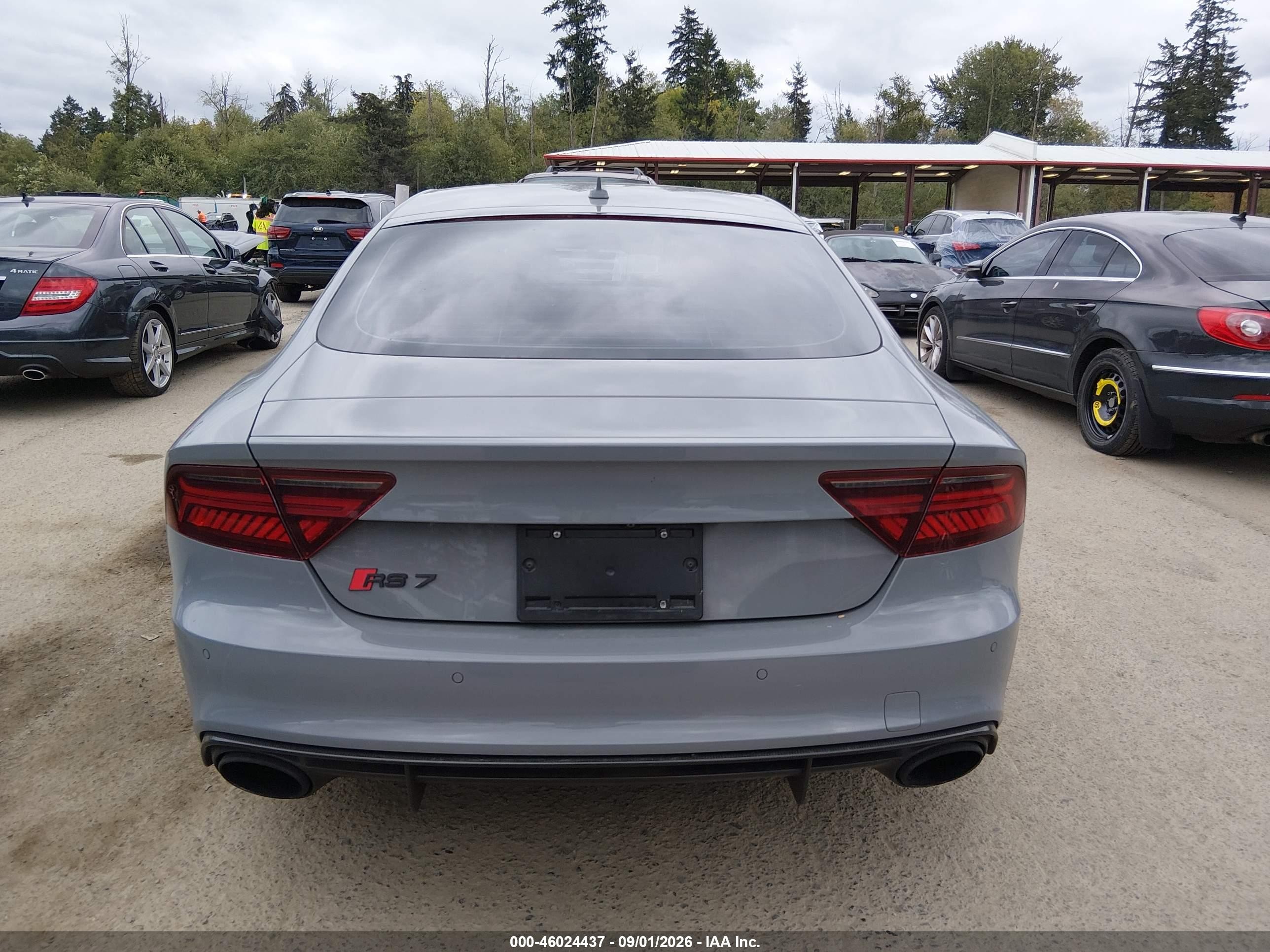 2016 Audi Rs 7 4.0t Performance Prestige Blue vin: WUAWRAFC6GN903356