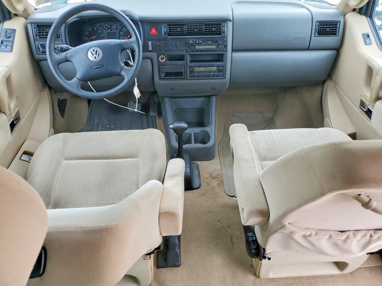 2003 Volkswagen Eurovan Gls Green vin: WV2KB47053H043899