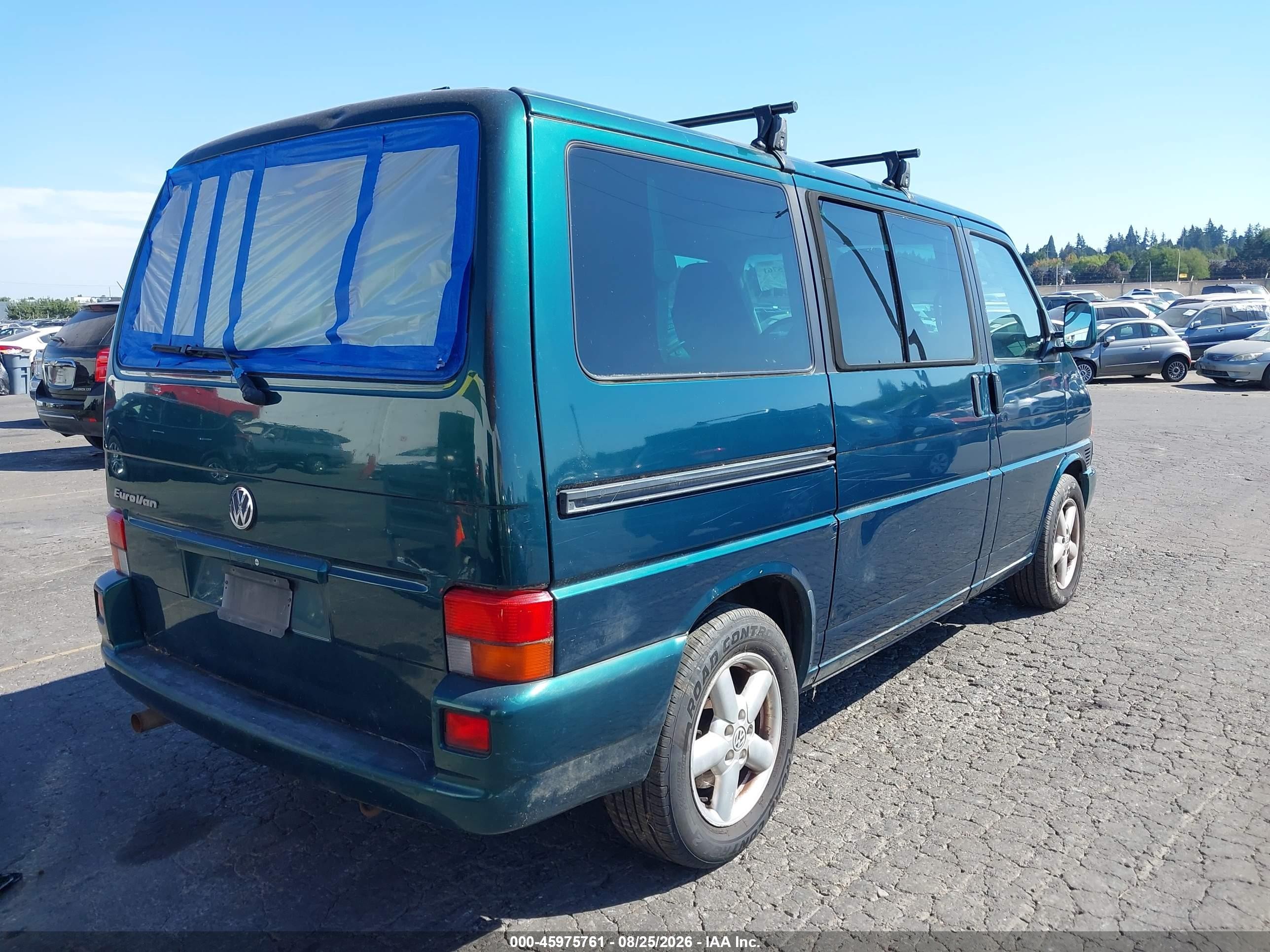 2003 Volkswagen Eurovan Mv Зеленый vin: WV2MB47033H043943