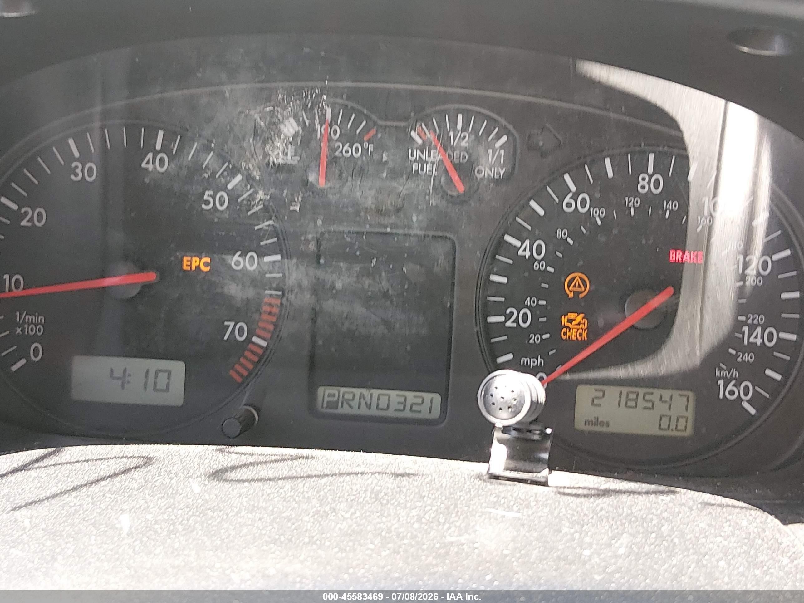 2003 Volkswagen Eurovan Mv Silver vin: WV2MB47063H012444