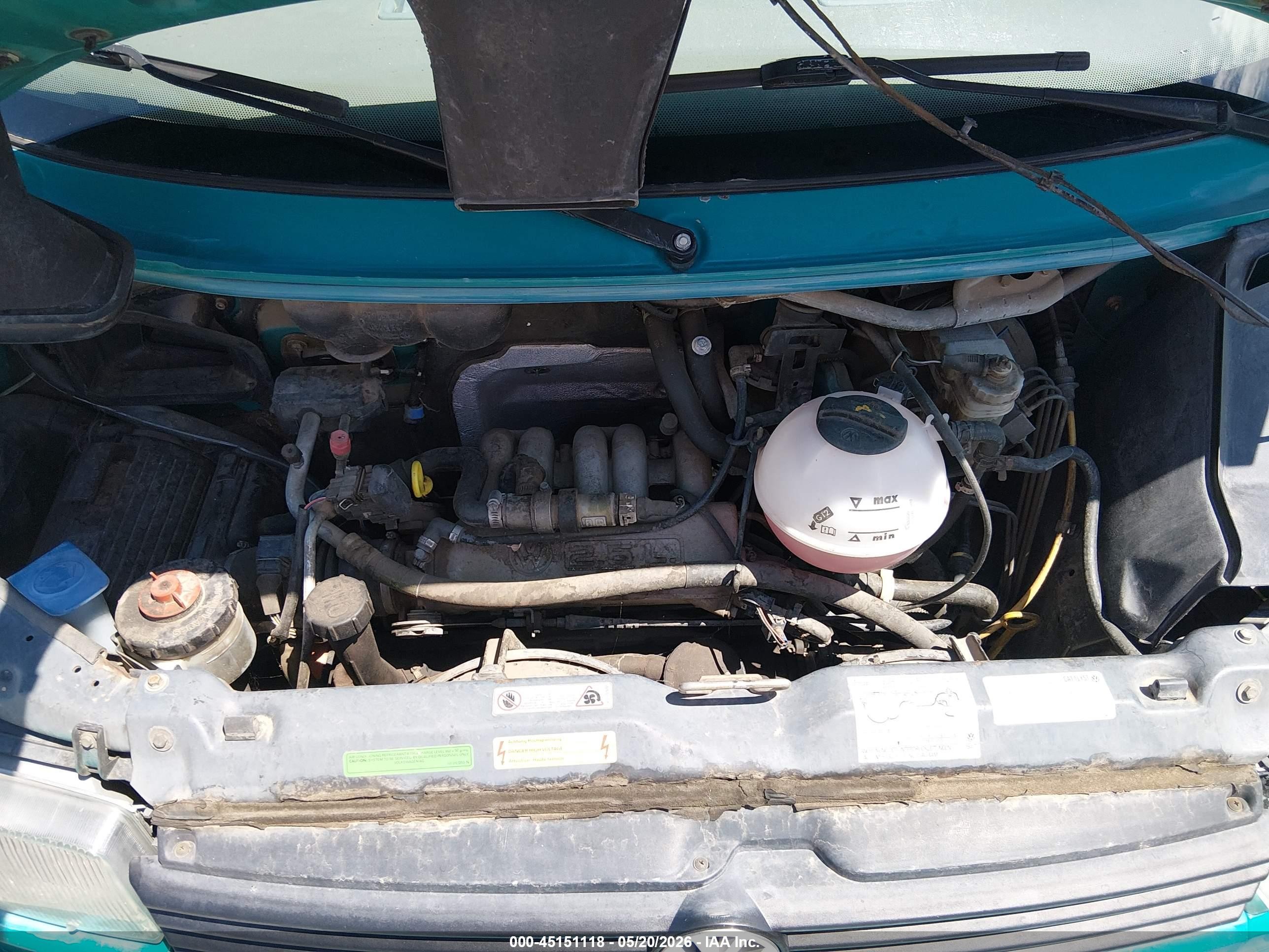 1993 Volkswagen Eurovan Mv Зеленый vin: WV2MC0702PH021251