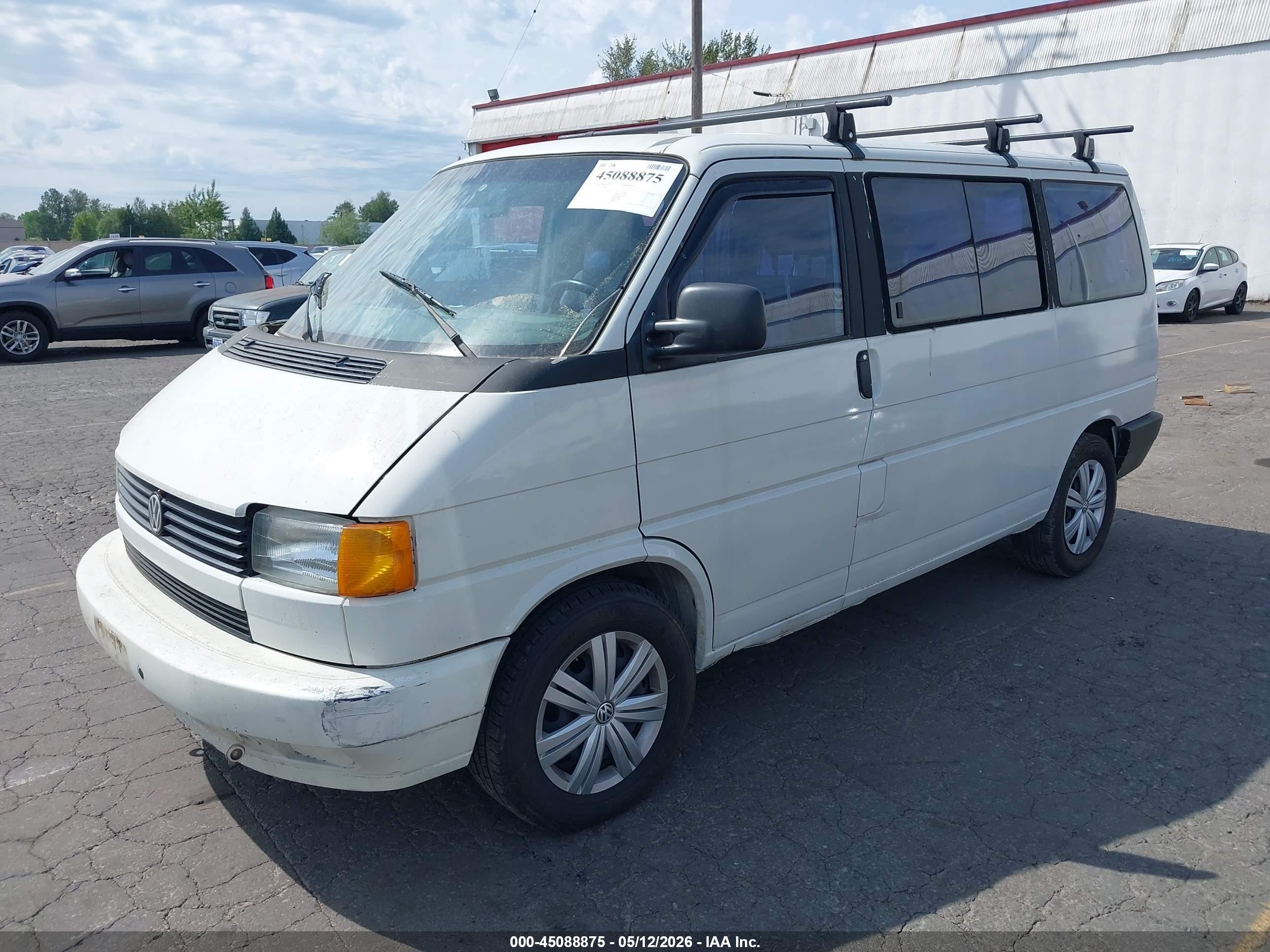 1993 Volkswagen Eurovan Mv Белый vin: WV2MC0707PH059882