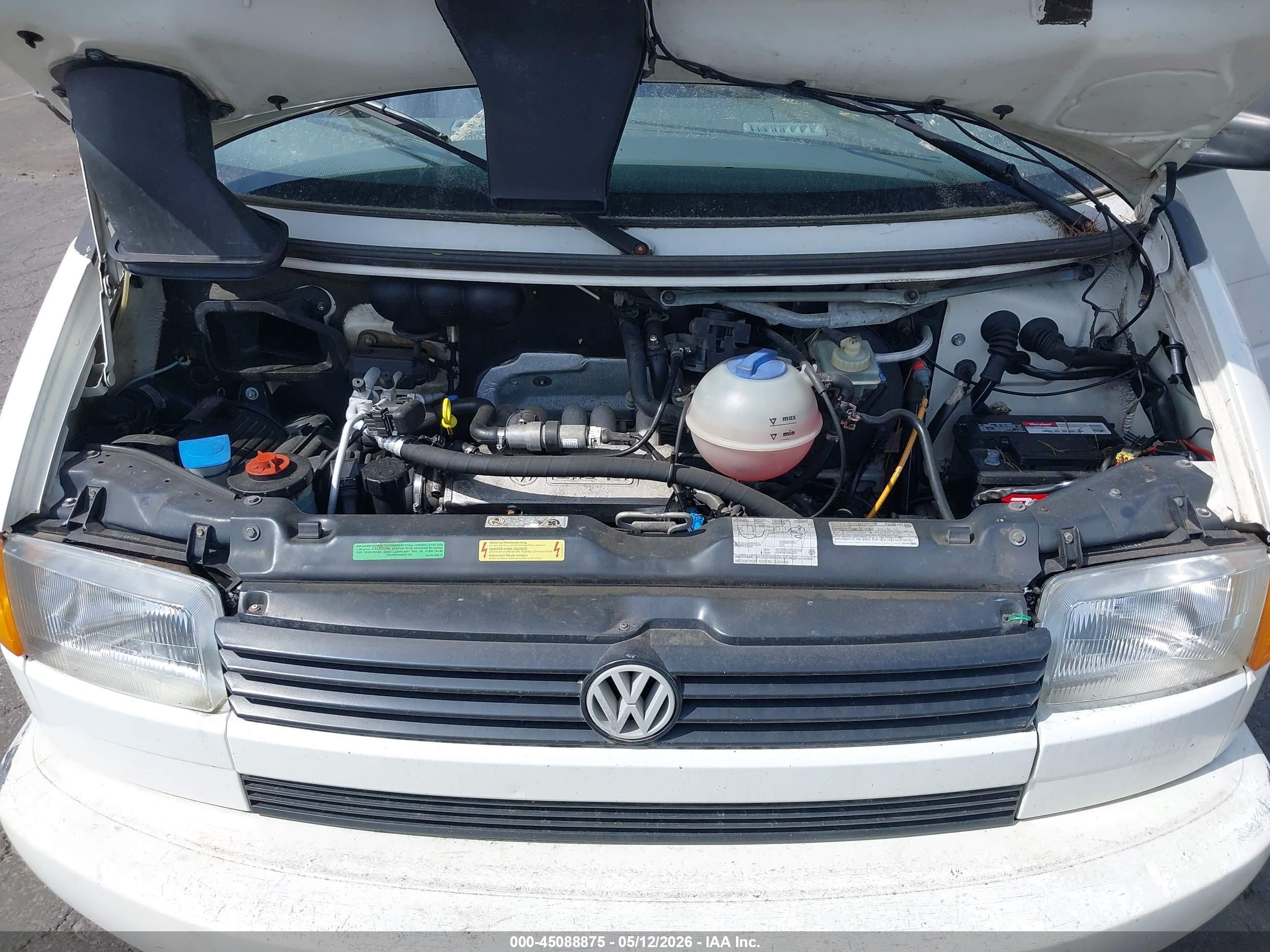1993 Volkswagen Eurovan Mv Белый vin: WV2MC0707PH059882