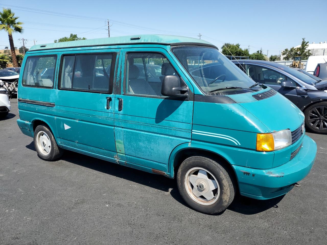 1993 Volkswagen Eurovan Mv Green vin: WV2MD0700PH093580
