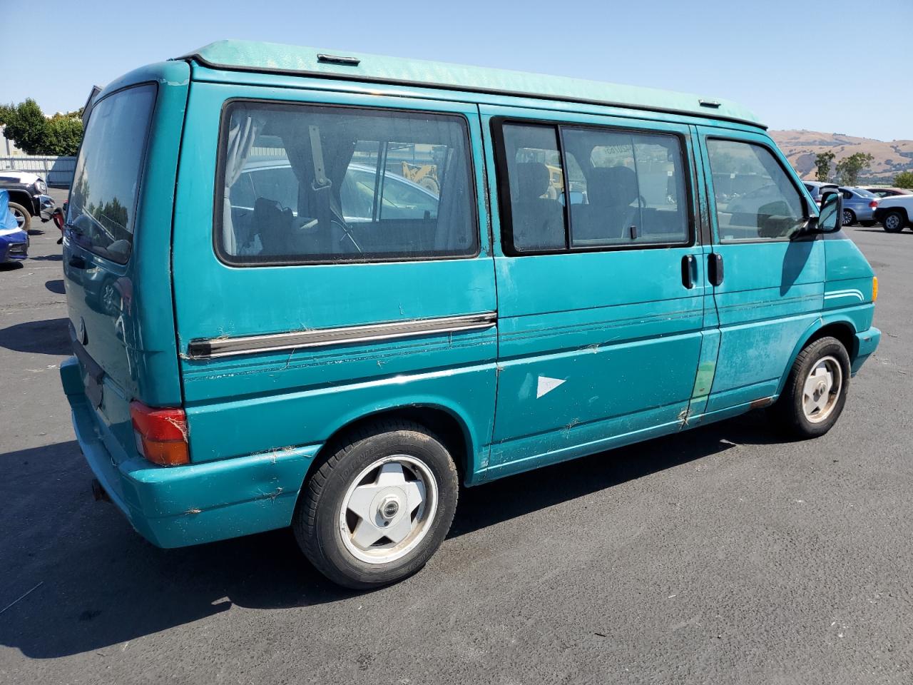 1993 Volkswagen Eurovan Mv Green vin: WV2MD0700PH093580