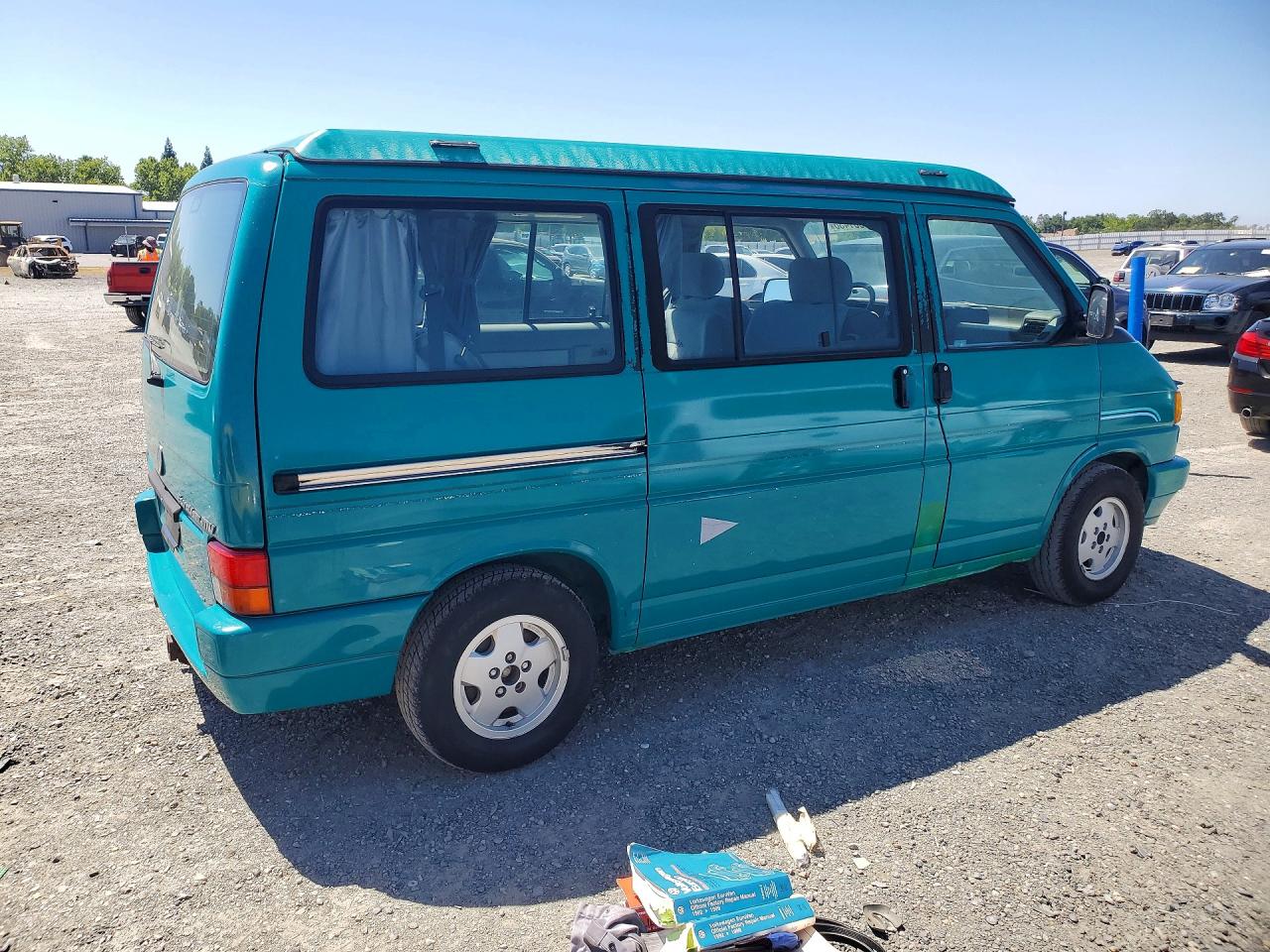 1993 Volkswagen Eurovan Mv Зеленый vin: WV2MD0700PH093580