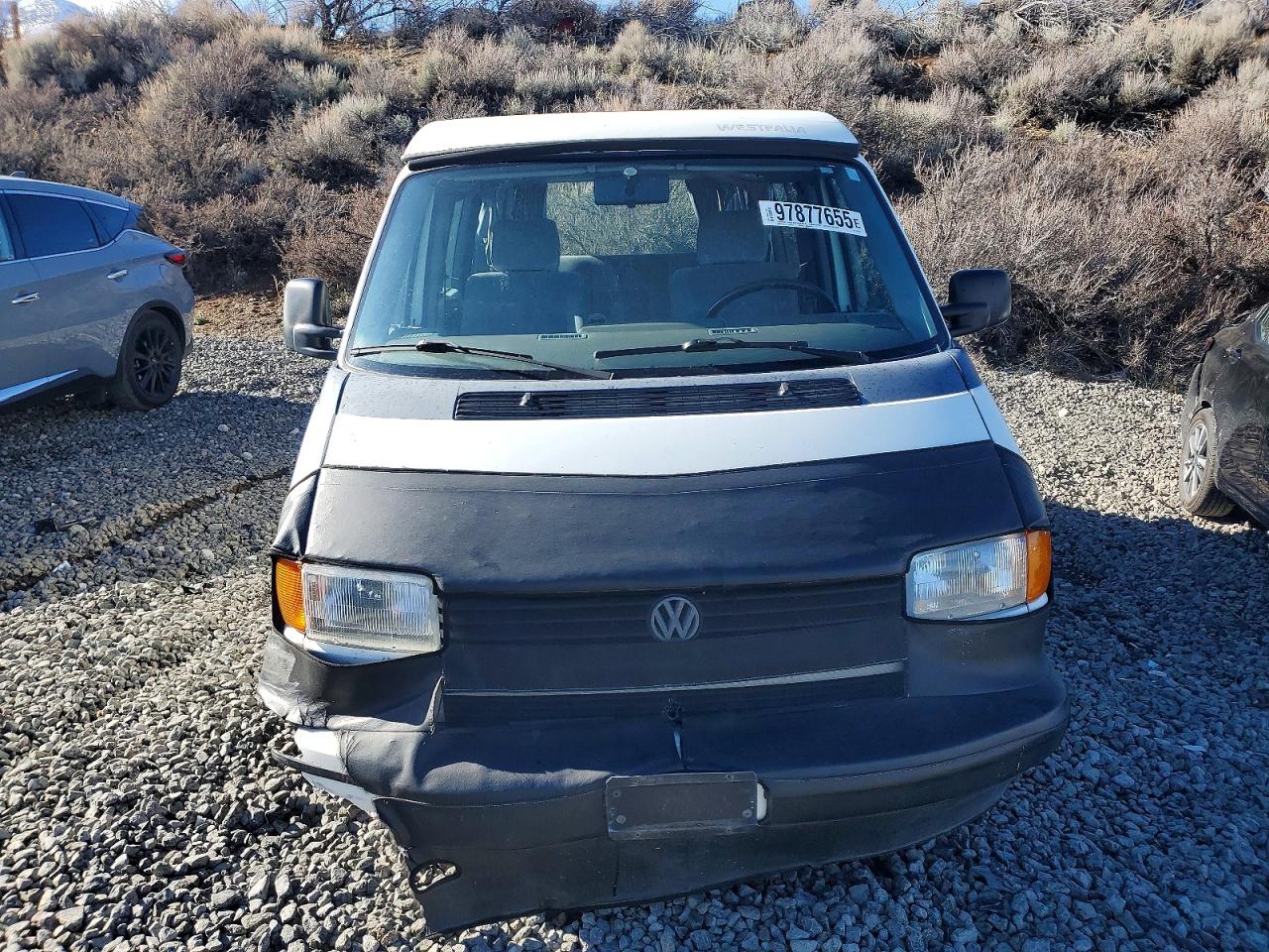 1993 Volkswagen Eurovan Mv White vin: WV2MD0701PH027409