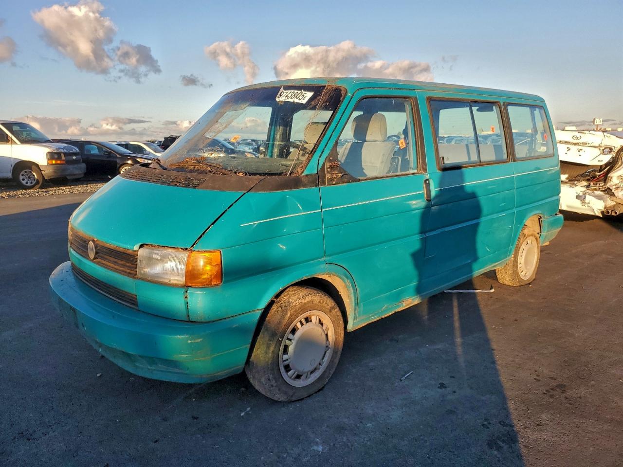 1993 Volkswagen Eurovan Mv Green vin: WV2MD0703PH017609
