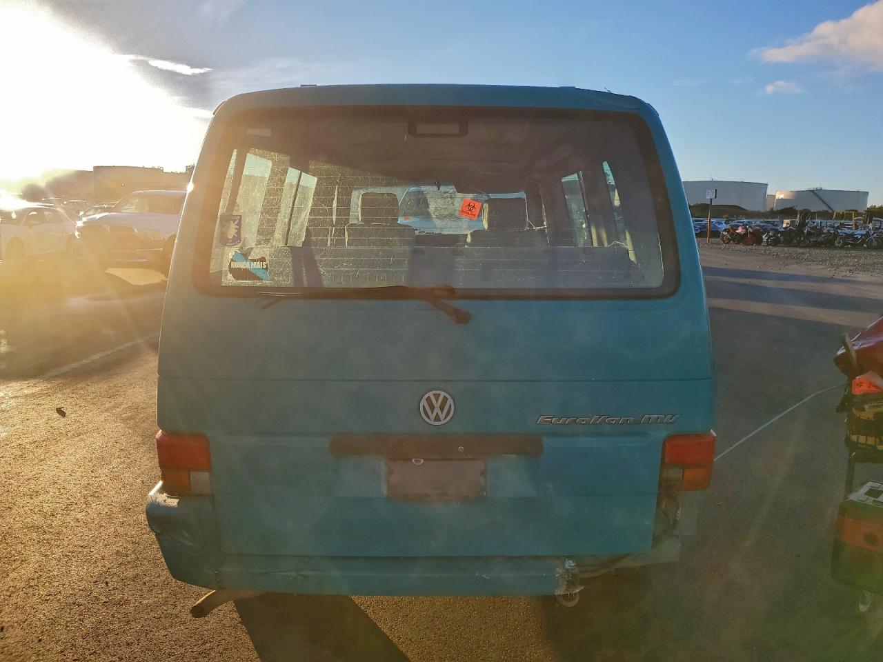 1993 Volkswagen Eurovan Mv Green vin: WV2MD0703PH017609