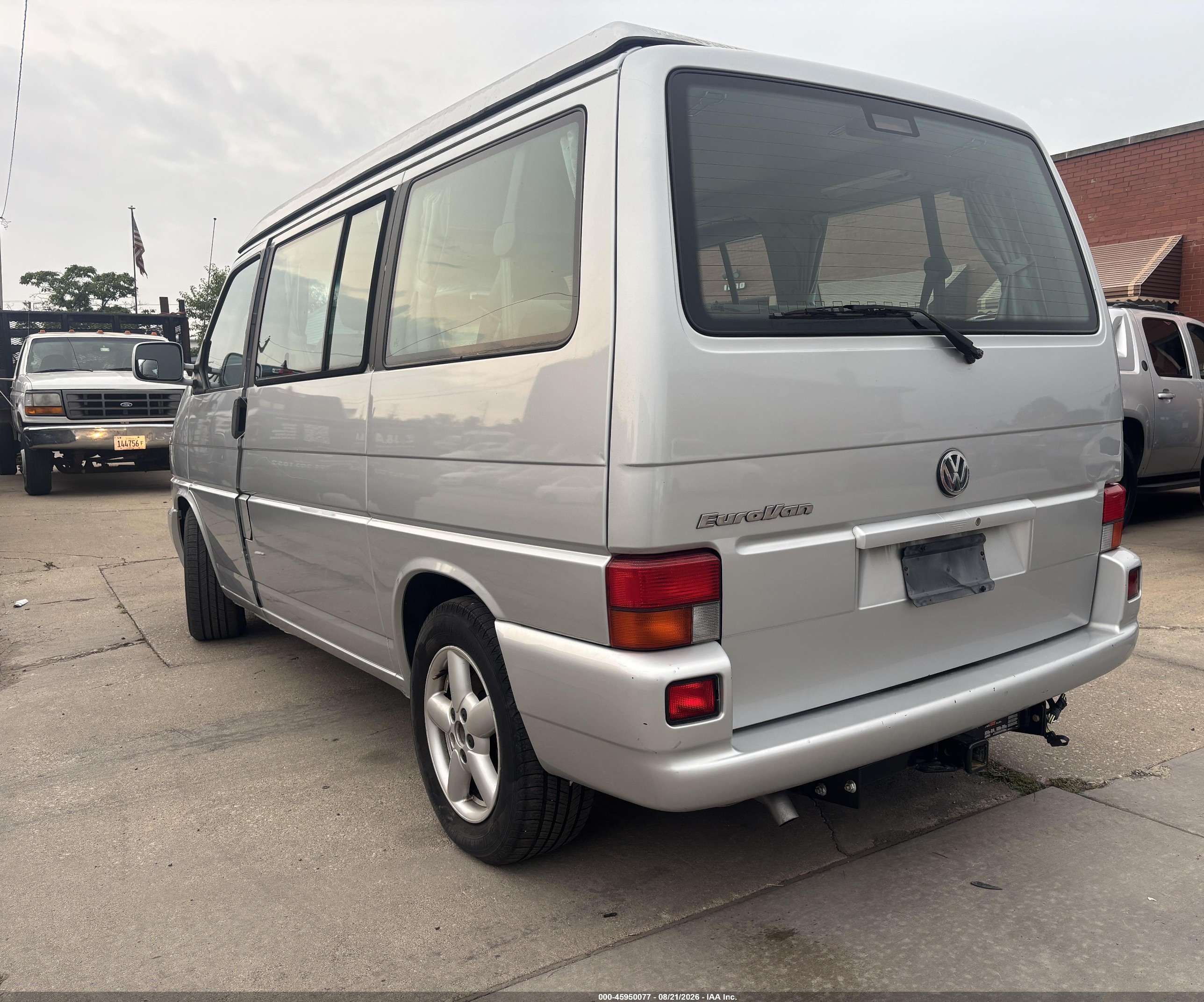 2002 Volkswagen Eurovan Mv vin: WV2NB47052H097117