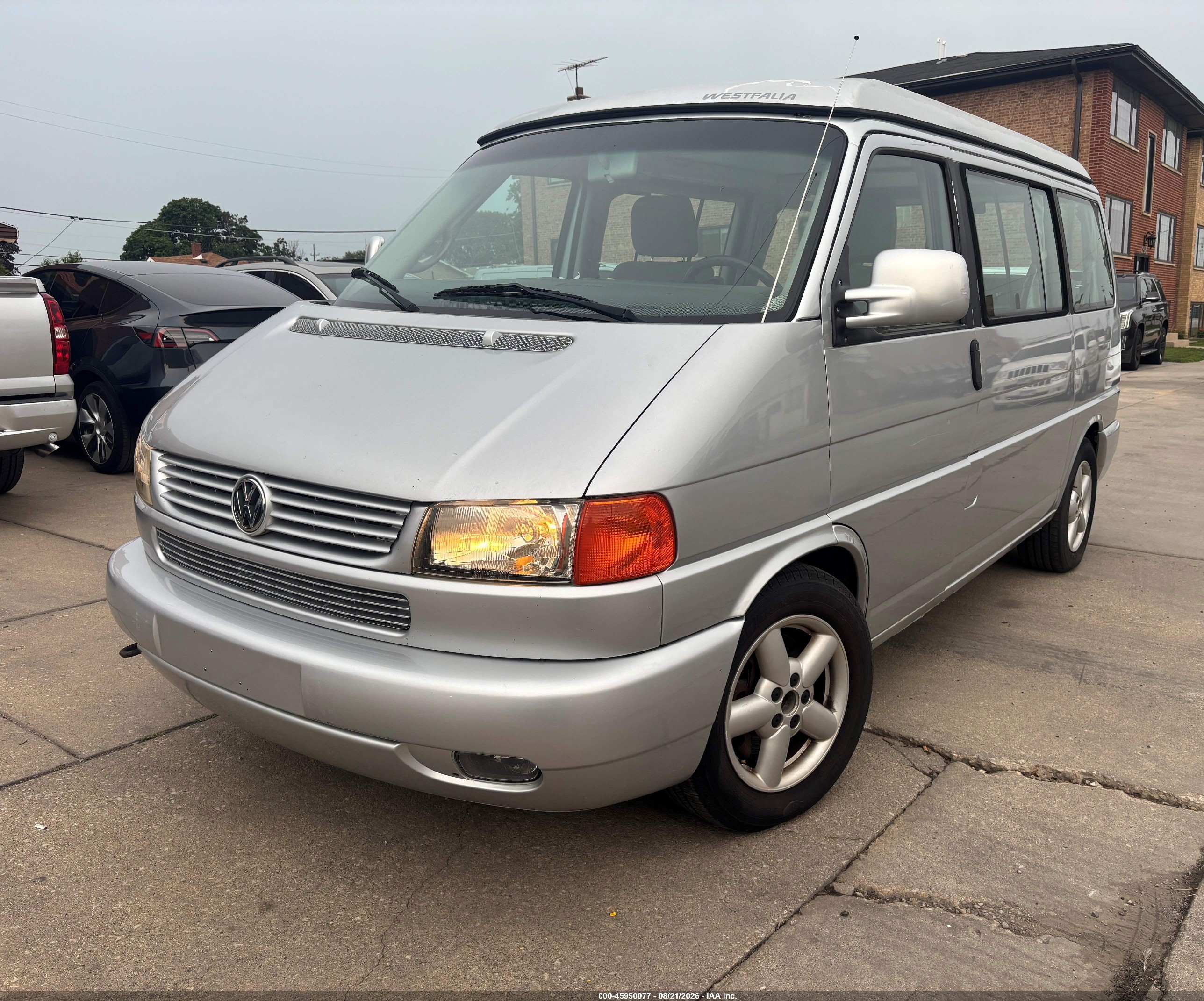 2002 Volkswagen Eurovan Mv vin: WV2NB47052H097117