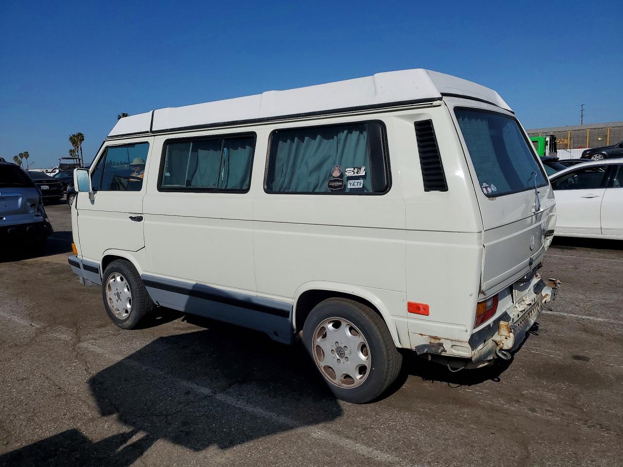 1991 Volkswagen Vanagon Multivan White vin: WV2TB0251MH002543