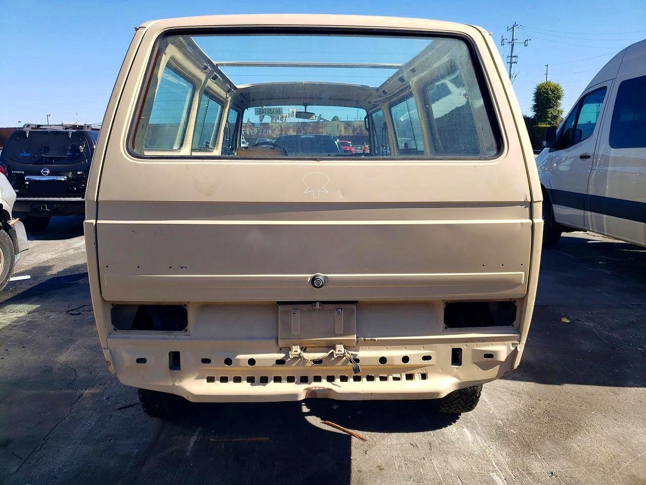 1985 Volkswagen Vanagon Kombi Cream vin: WV2XB0255FH074995