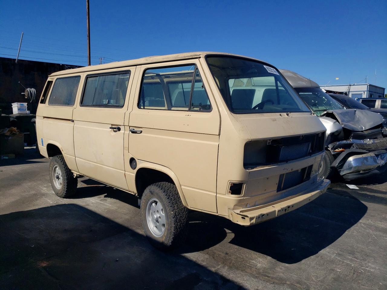 1985 Volkswagen Vanagon Kombi Cream vin: WV2XB0255FH074995