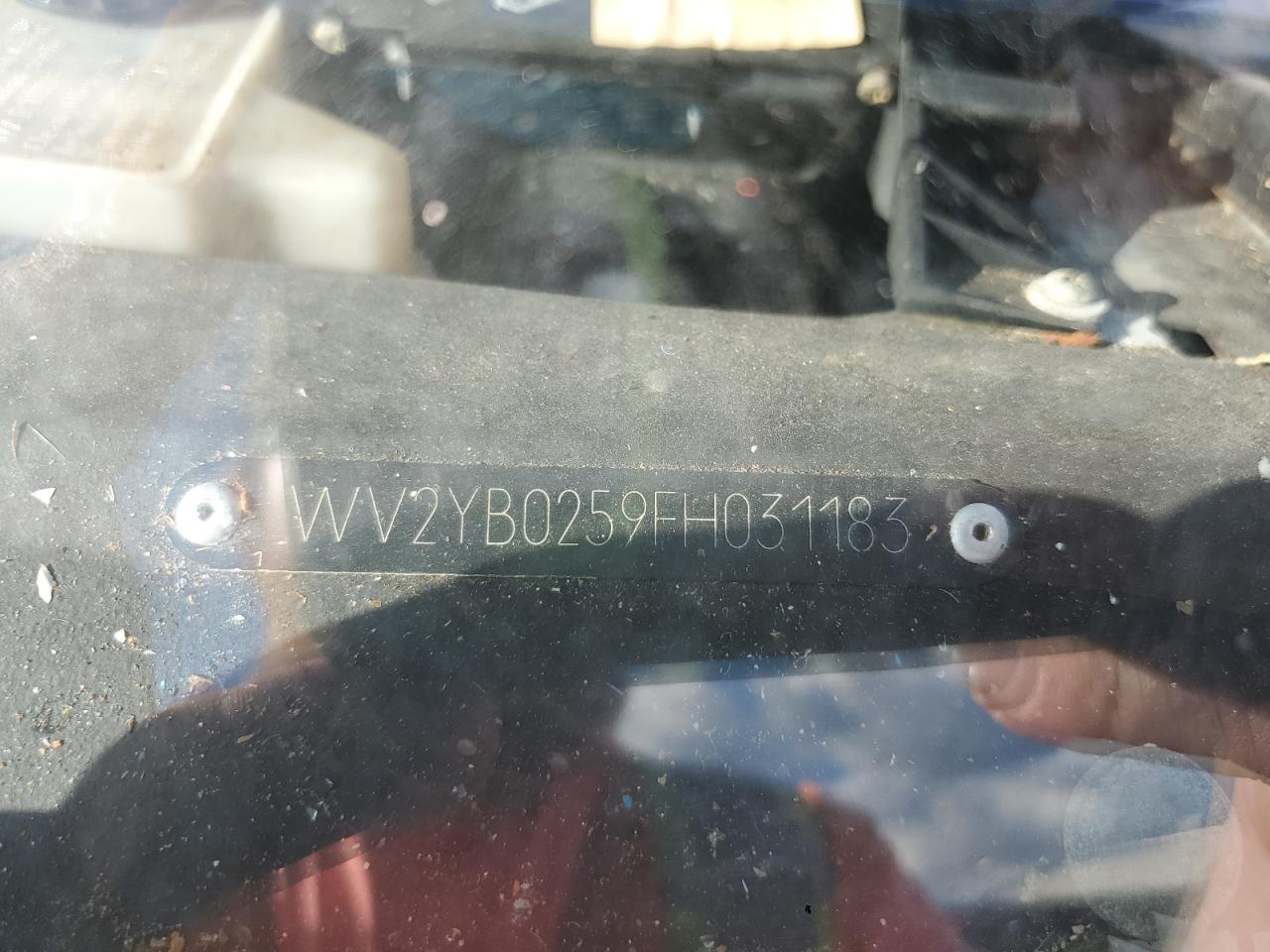 1985 Volkswagen Vanagon Bus Silver vin: WV2YB0259FH031183