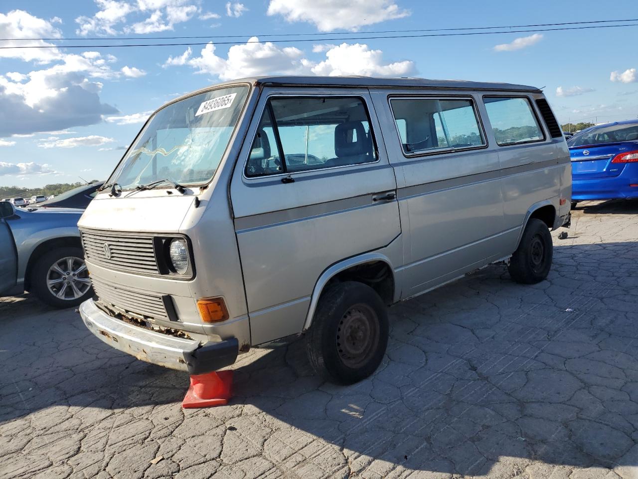 1985 Volkswagen Vanagon Bus Silver vin: WV2YB0259FH031183