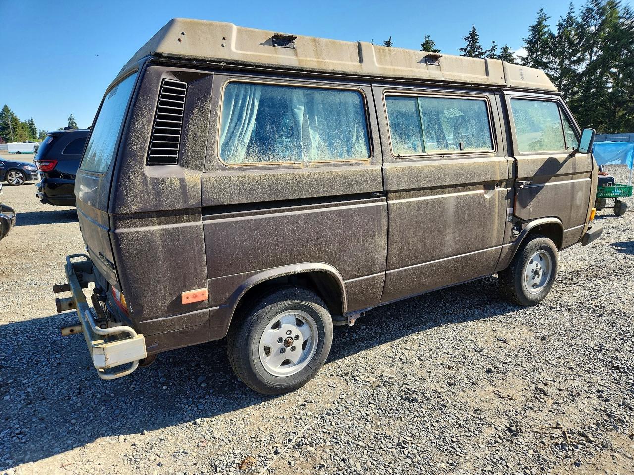 1985 Volkswagen Vanagon Campmobile Brown vin: WV2ZB0254FH006373