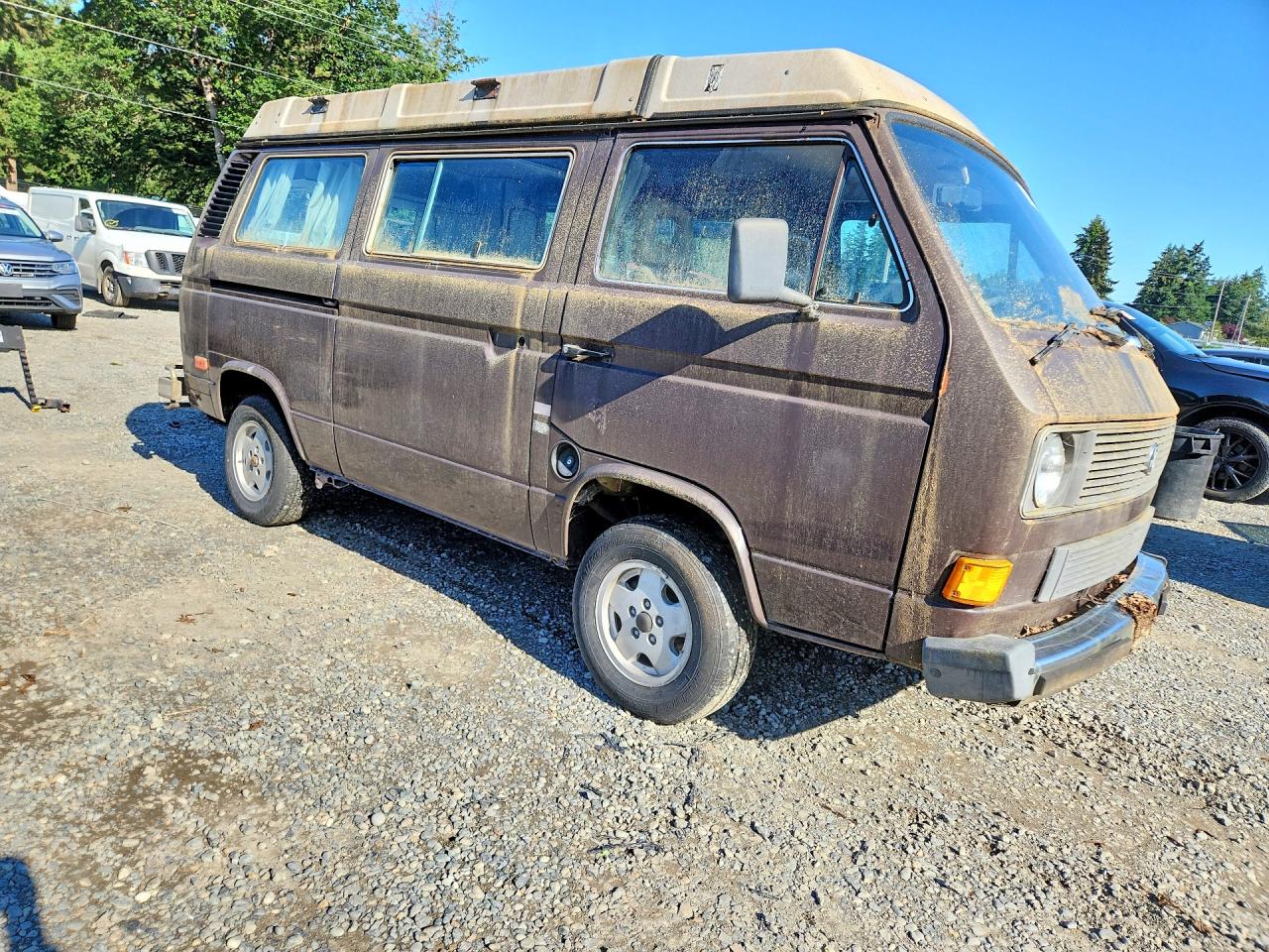 1985 Volkswagen Vanagon Campmobile Brown vin: WV2ZB0254FH006373