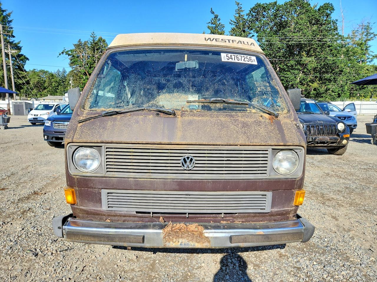 1985 Volkswagen Vanagon Campmobile Brown vin: WV2ZB0254FH006373