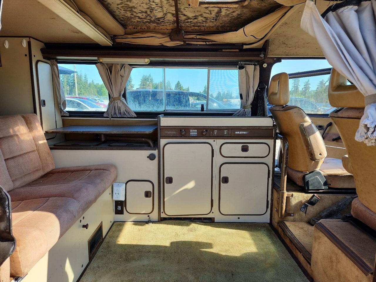 1985 Volkswagen Vanagon Campmobile Brown vin: WV2ZB0254FH006373