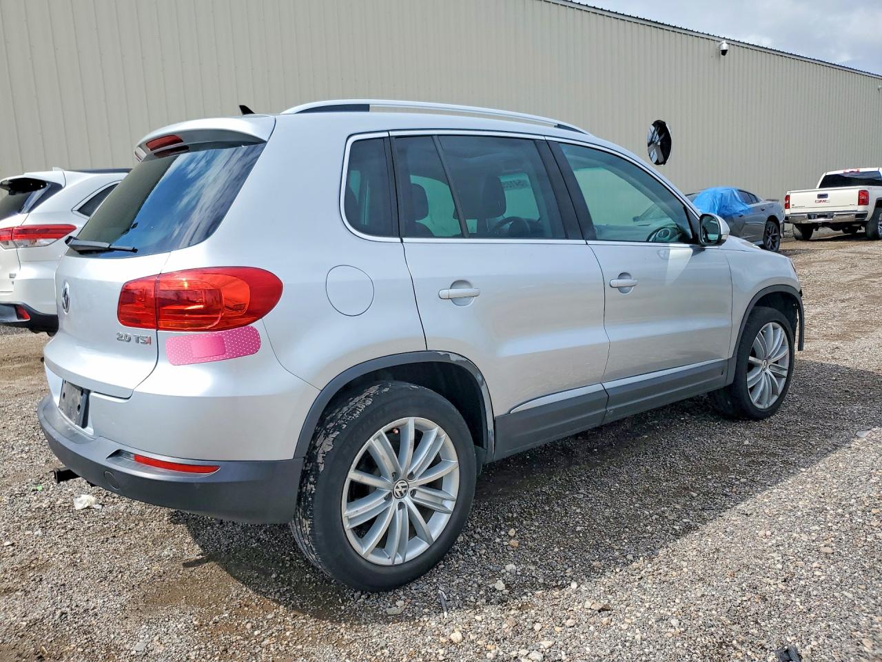 2013 Volkswagen Tiguan S Silver vin: WVGAV3AX0DW563213