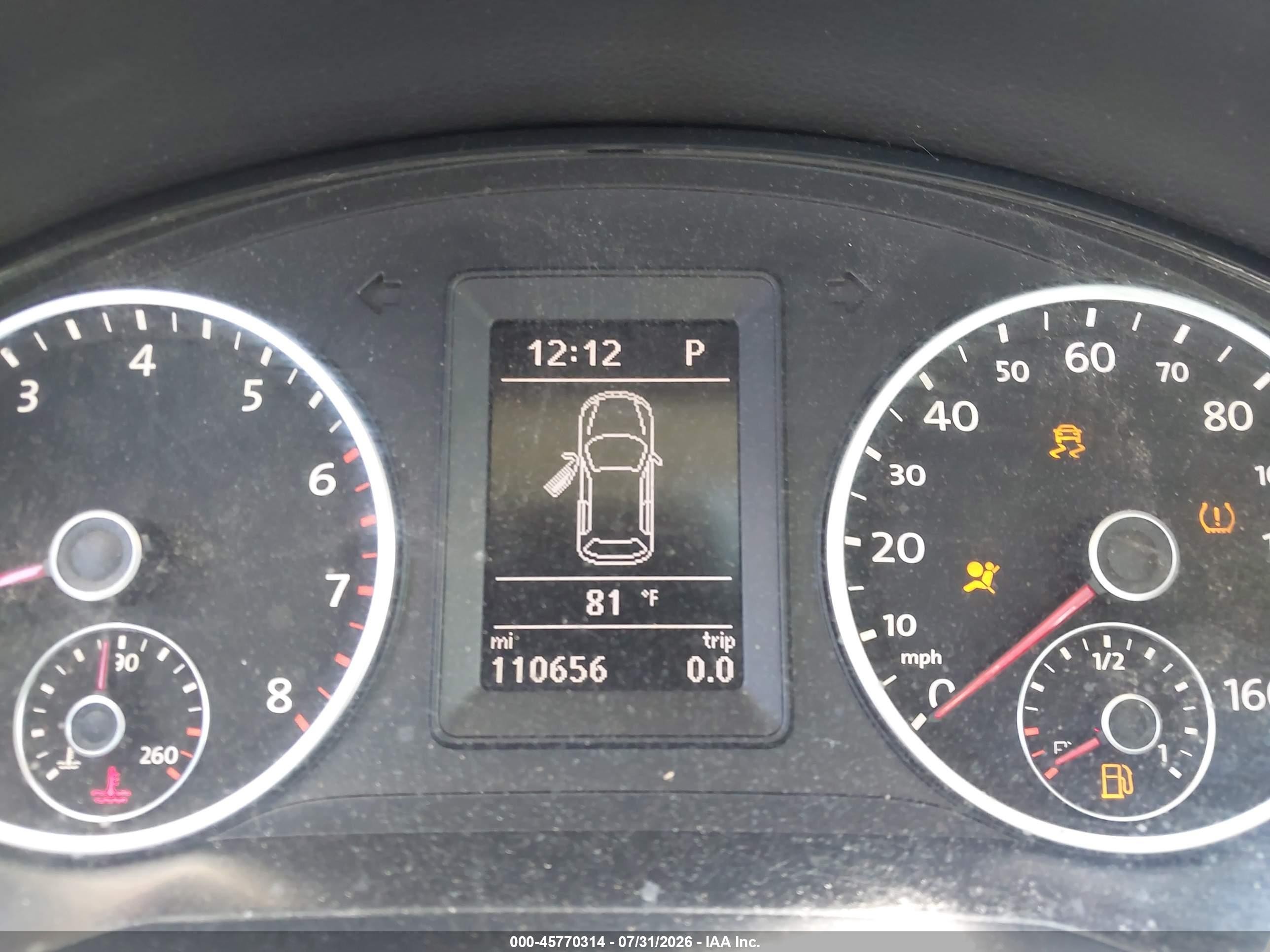 2013 Volkswagen Tiguan Se Серый vin: WVGAV3AX0DW587544