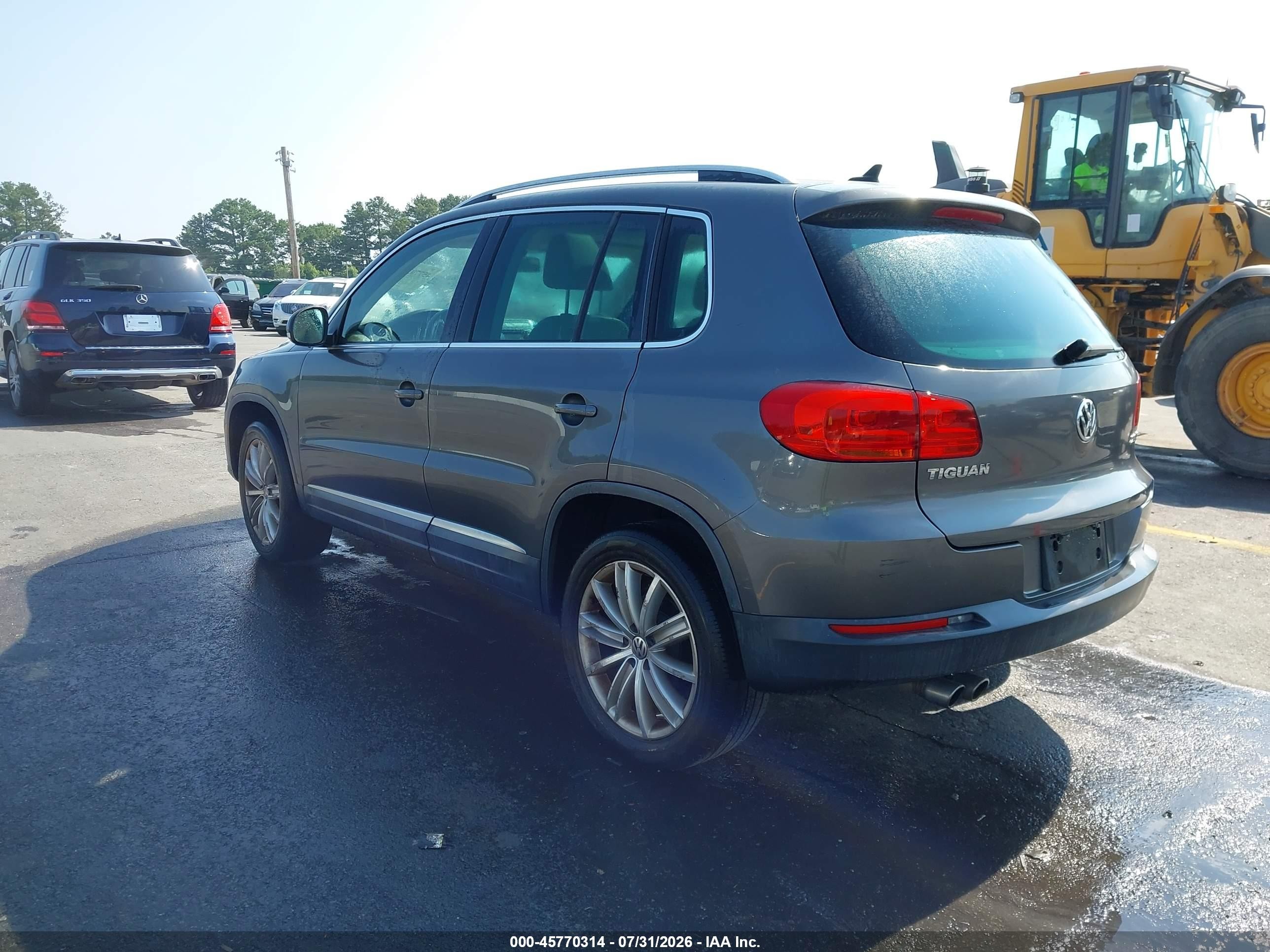 2013 Volkswagen Tiguan Se Серый vin: WVGAV3AX0DW587544